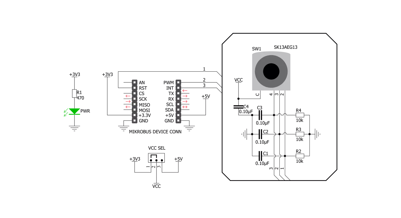 Keylock 2 Click Schematic schematic