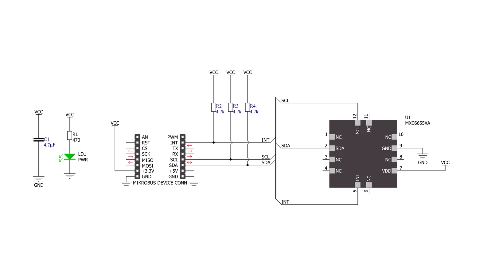 Accel 24 Click Schematic schematic