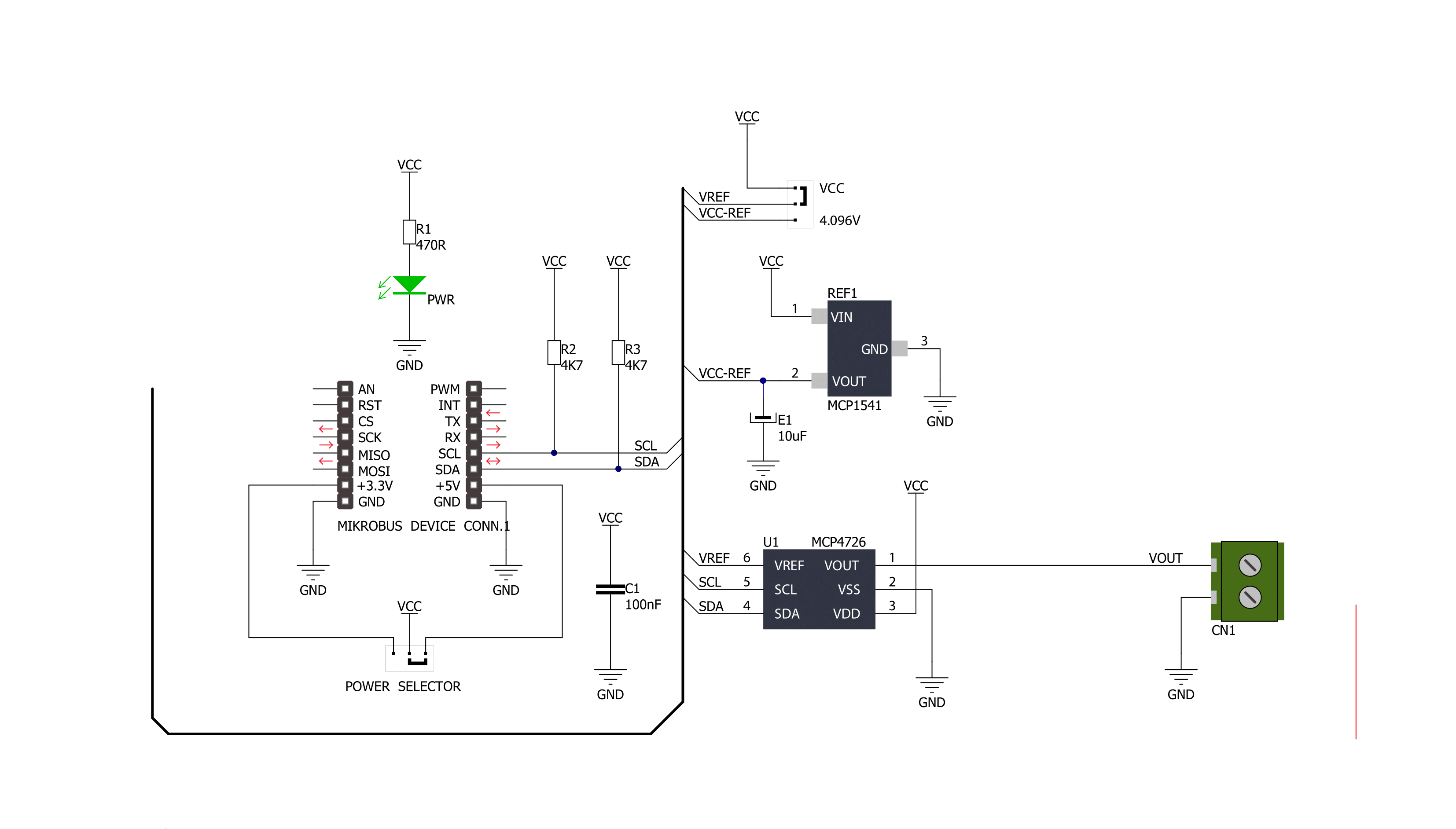 DAC 3 Click Schematic schematic