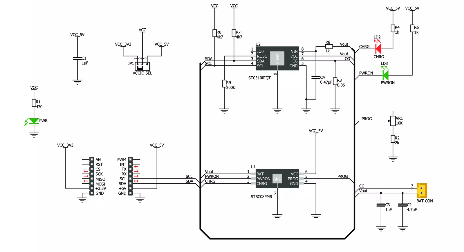 Charger 2 Click Schematic schematic