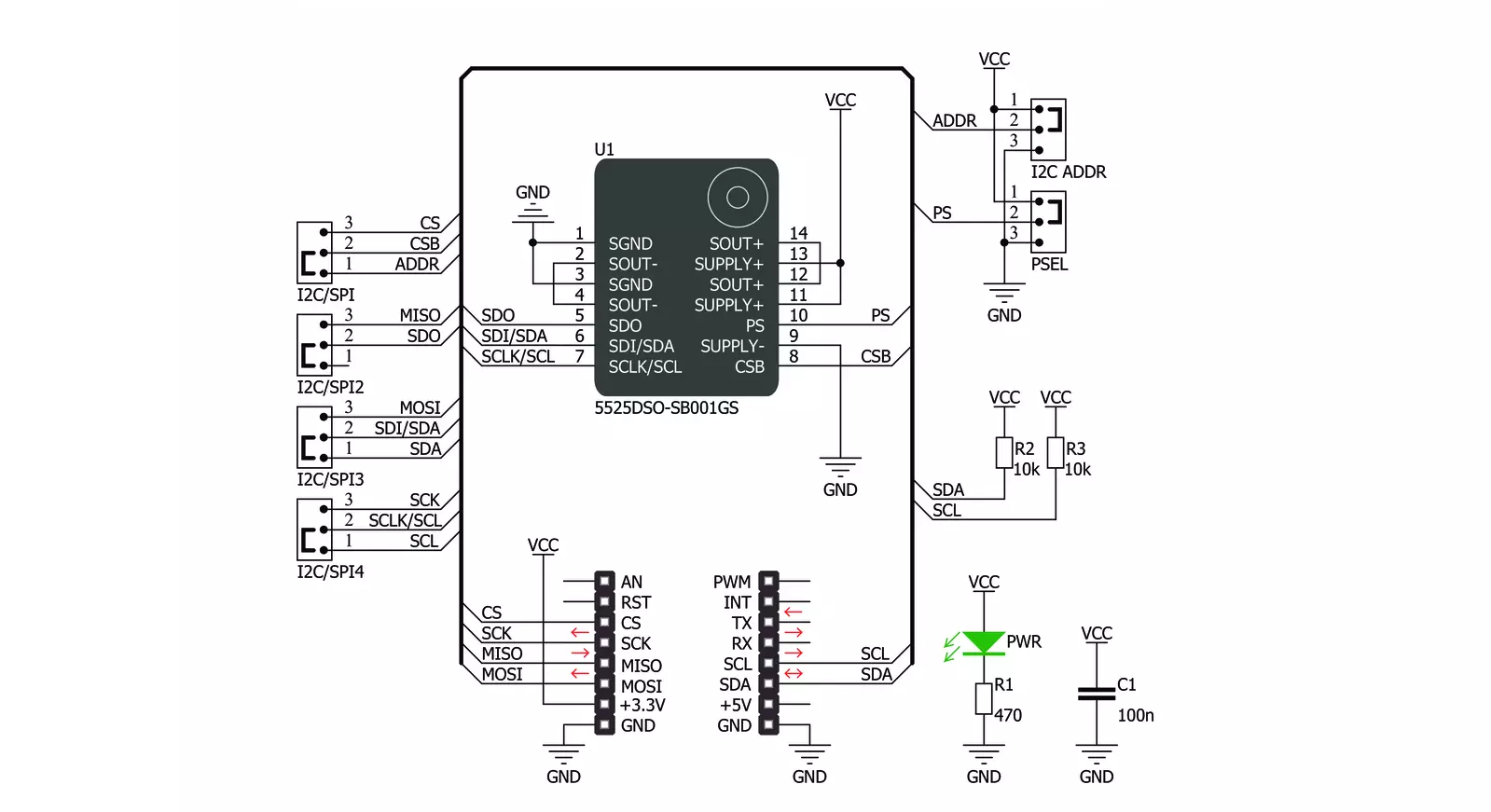 Manometer 2 Click Schematic schematic