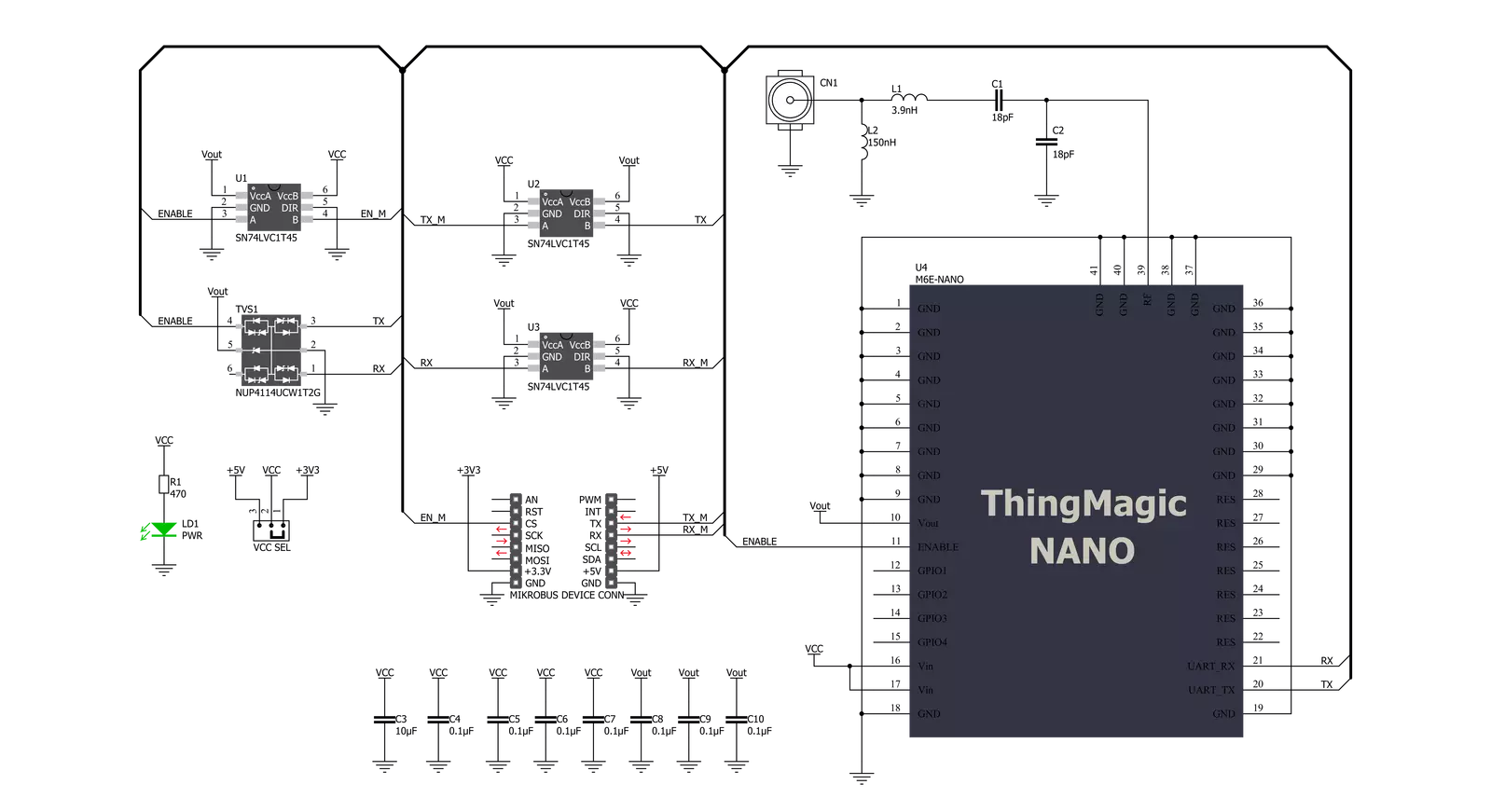 Magic RFID Click Schematic schematic