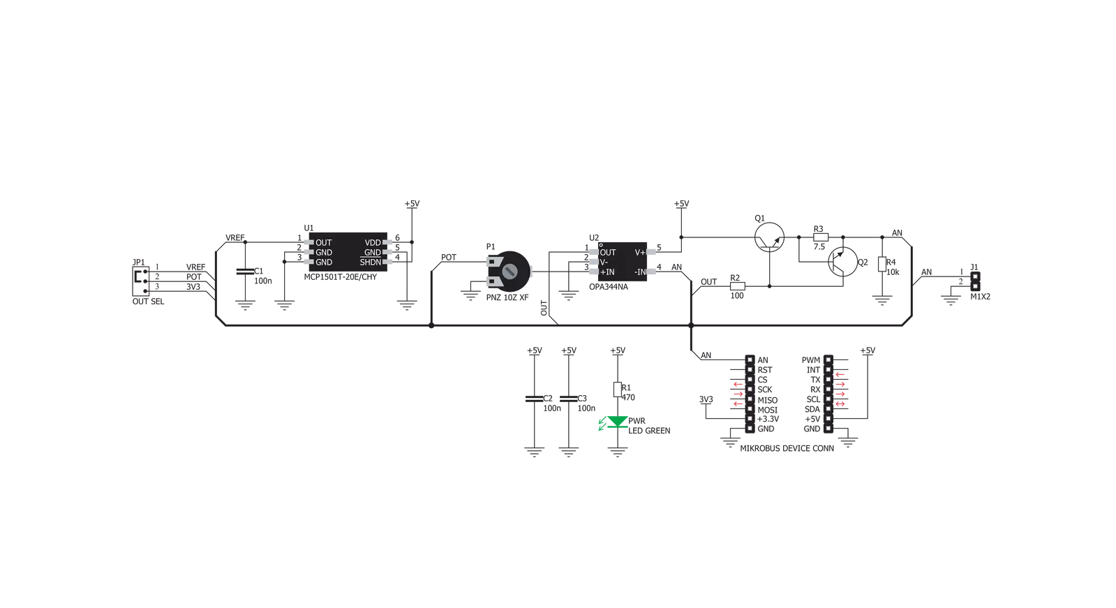 POT Click Schematic schematic