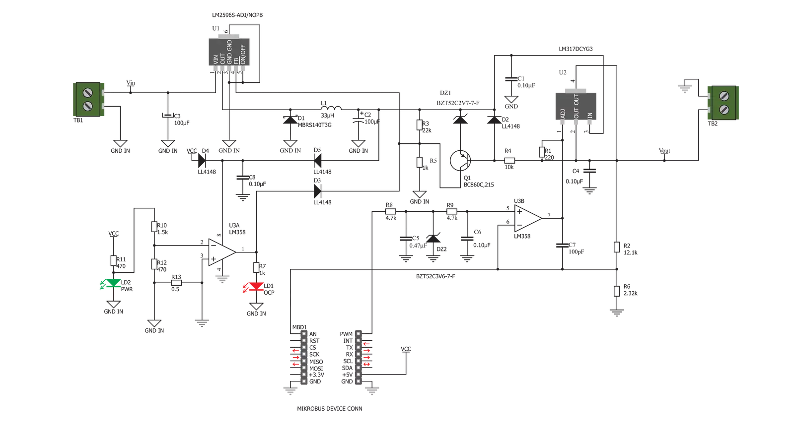 VREG 2 Click Schematic schematic