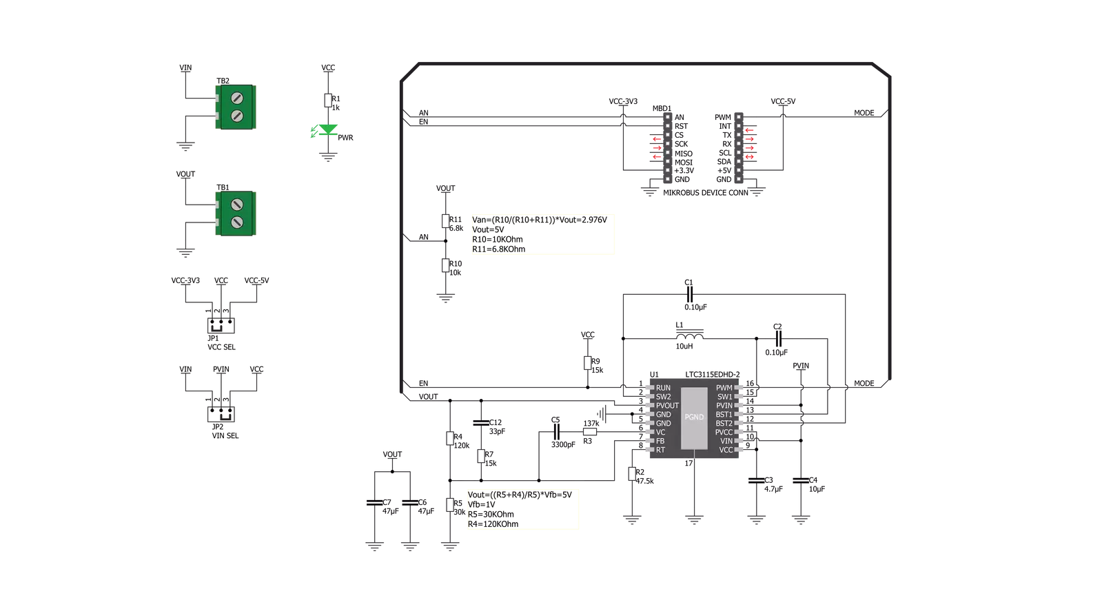 Buck-Boost 2 Click Schematic schematic