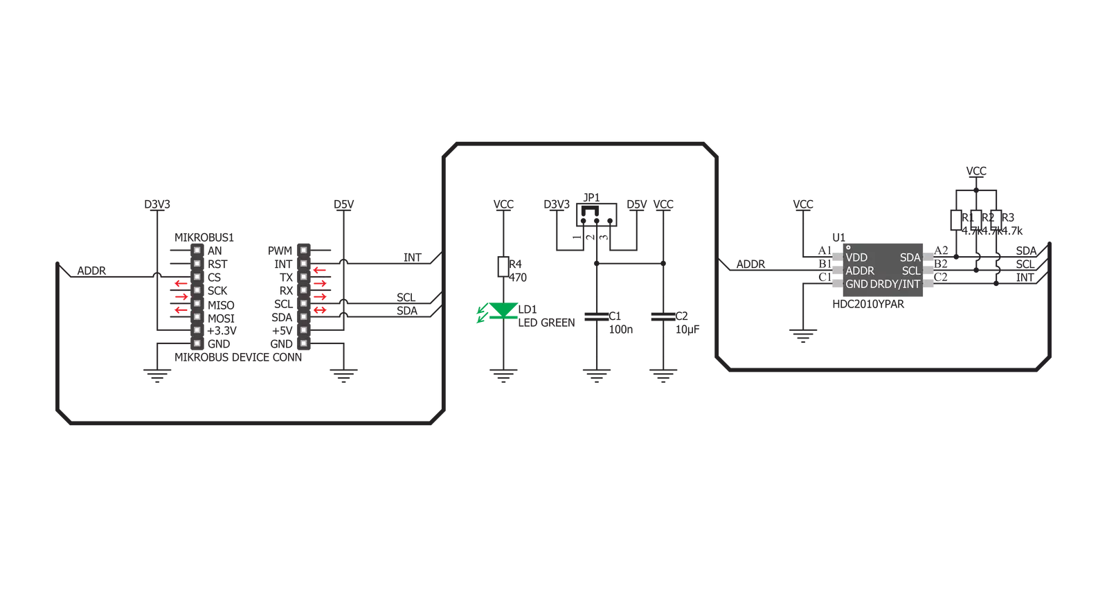 Temp&Hum 3 click Schematic schematic