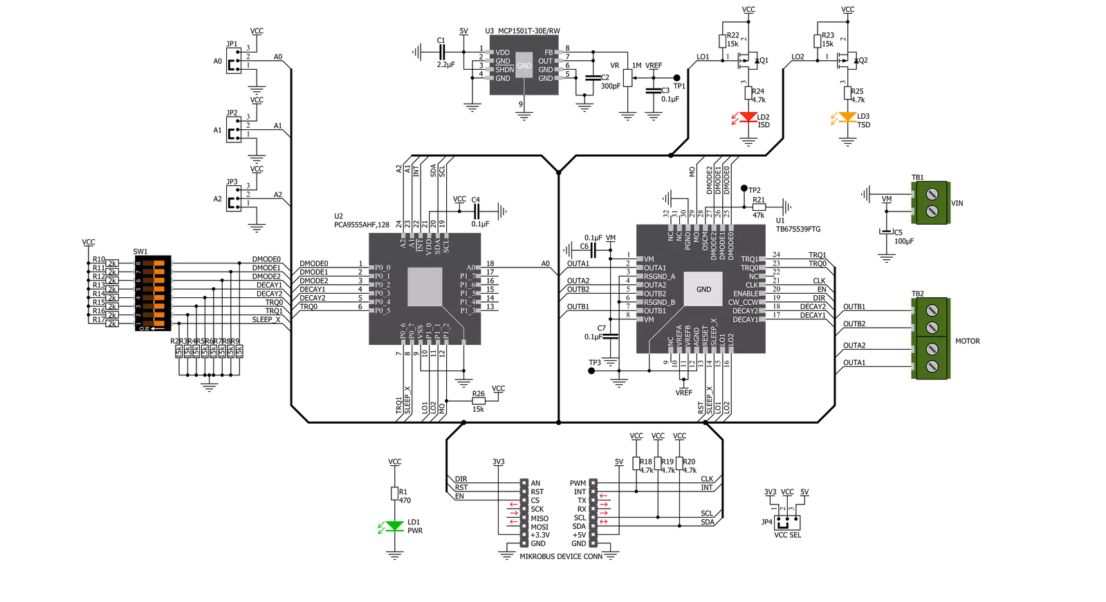 Stepper 17 Click Schematic schematic