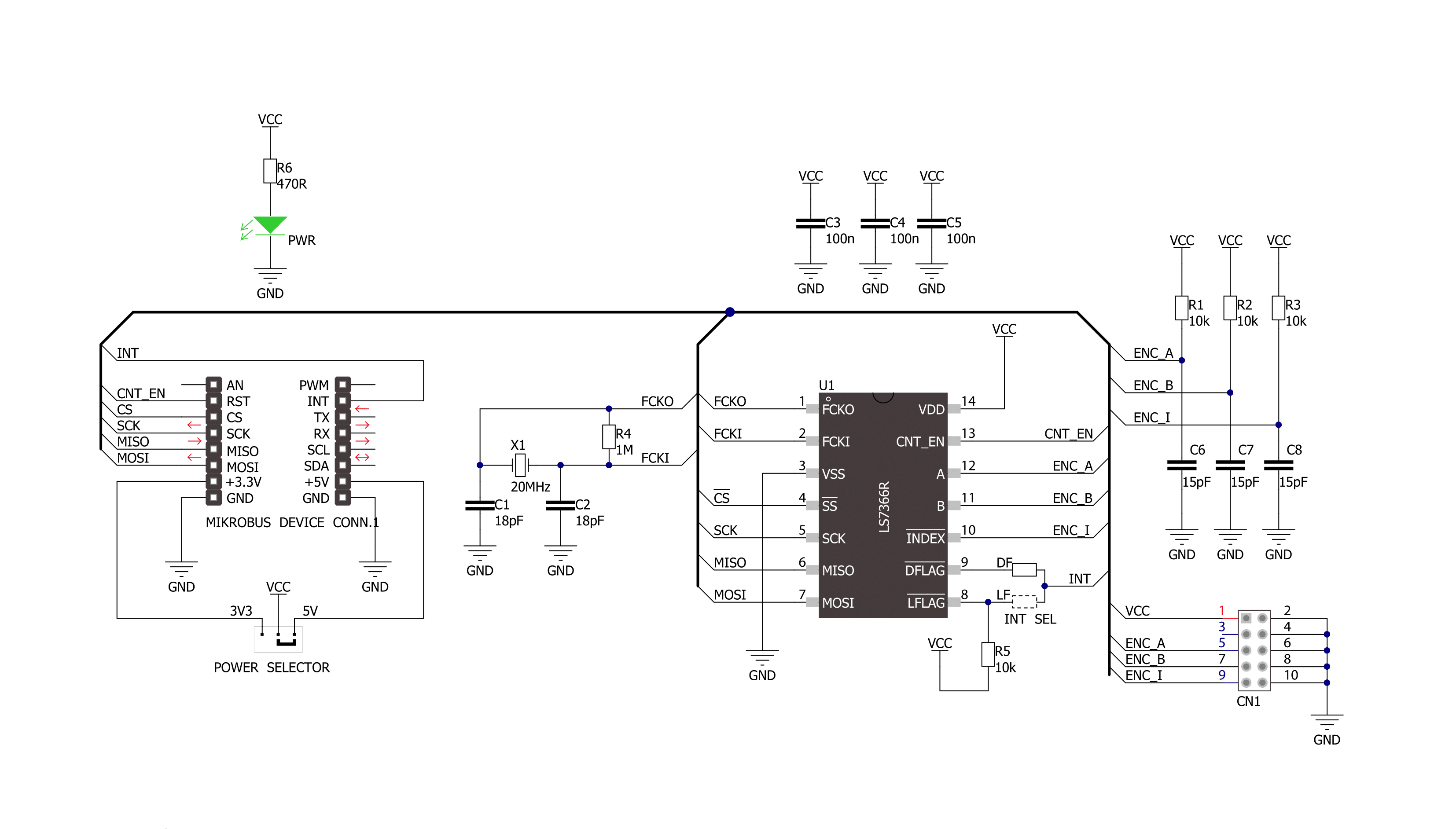 Counter Click Schematic schematic