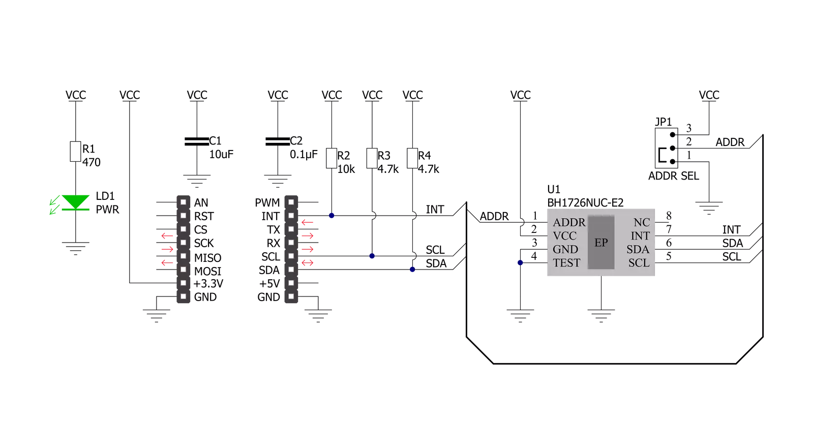 Ambient 16 Click Schematic schematic