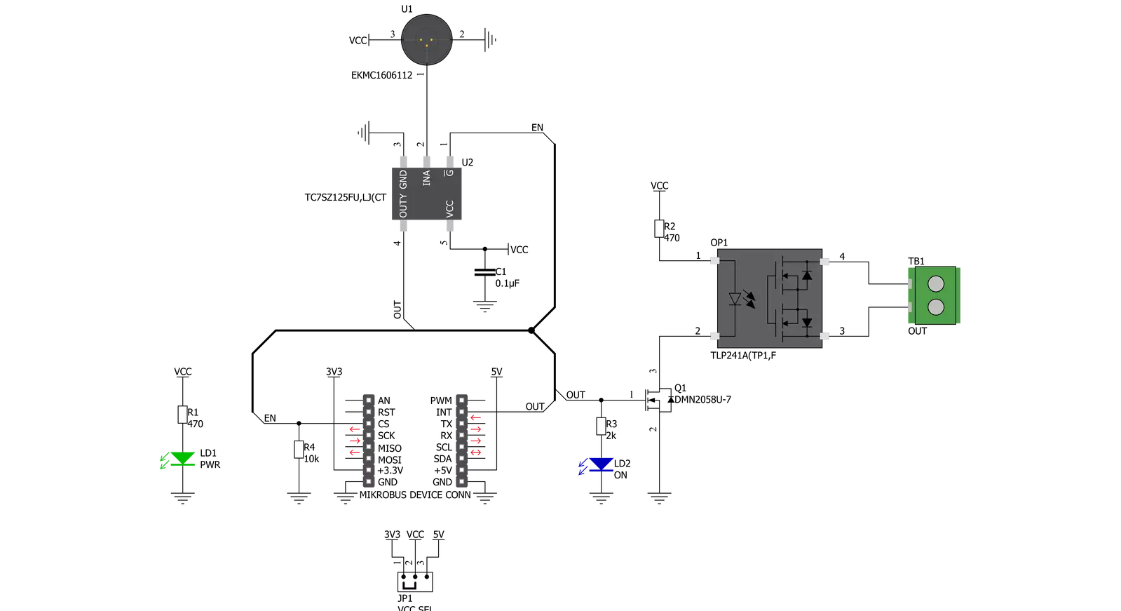 Motion 3 Click Schematic schematic