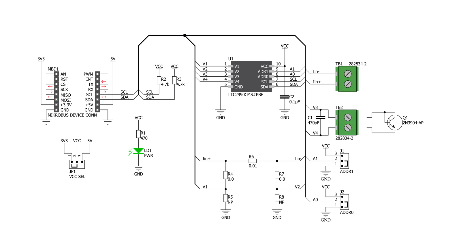 VCT Monitor Click Schematic schematic