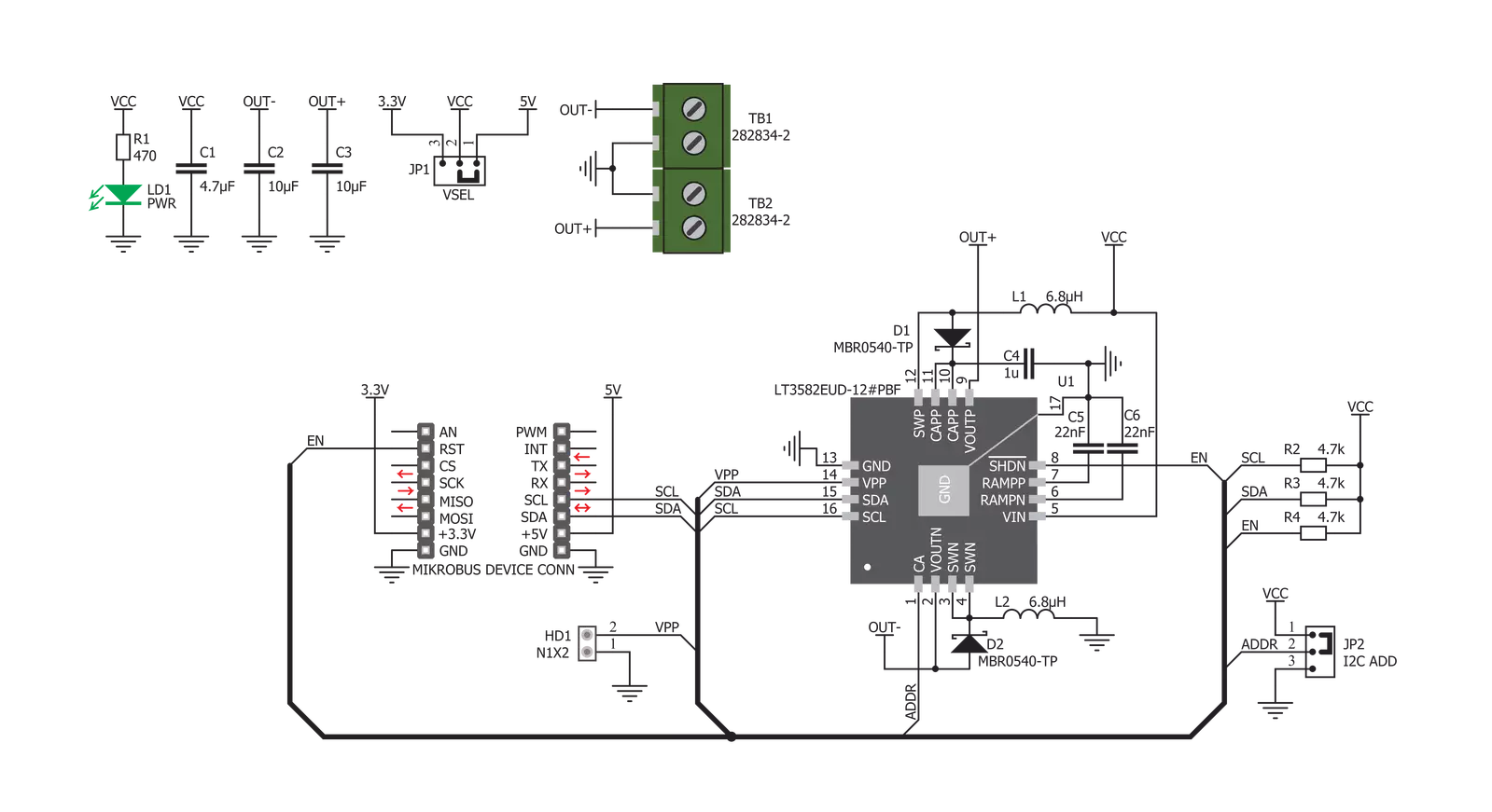 Boost-INV Click Schematic schematic