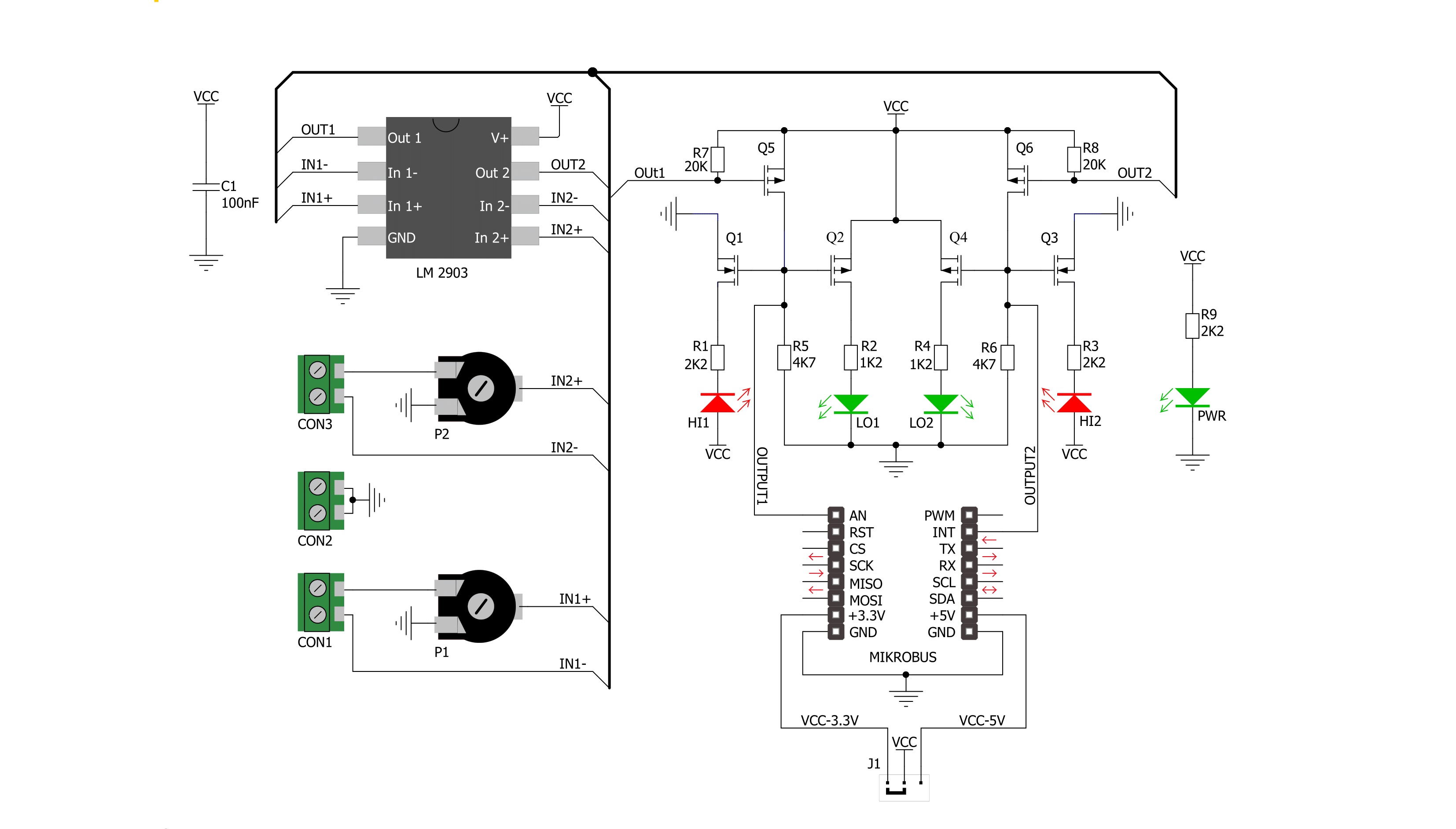 Comparator Click Schematic schematic