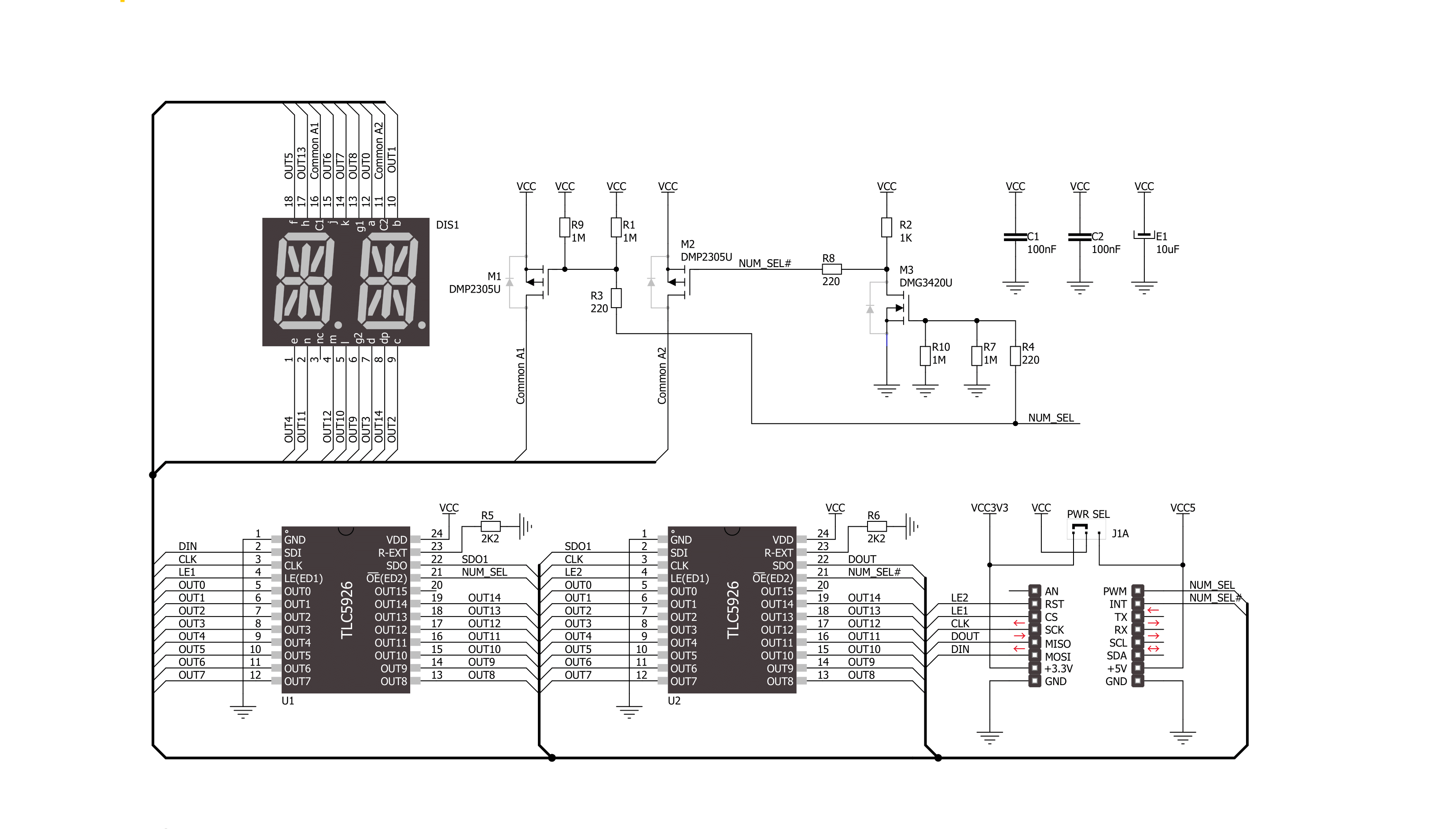 AlphaNum G Click Schematic schematic