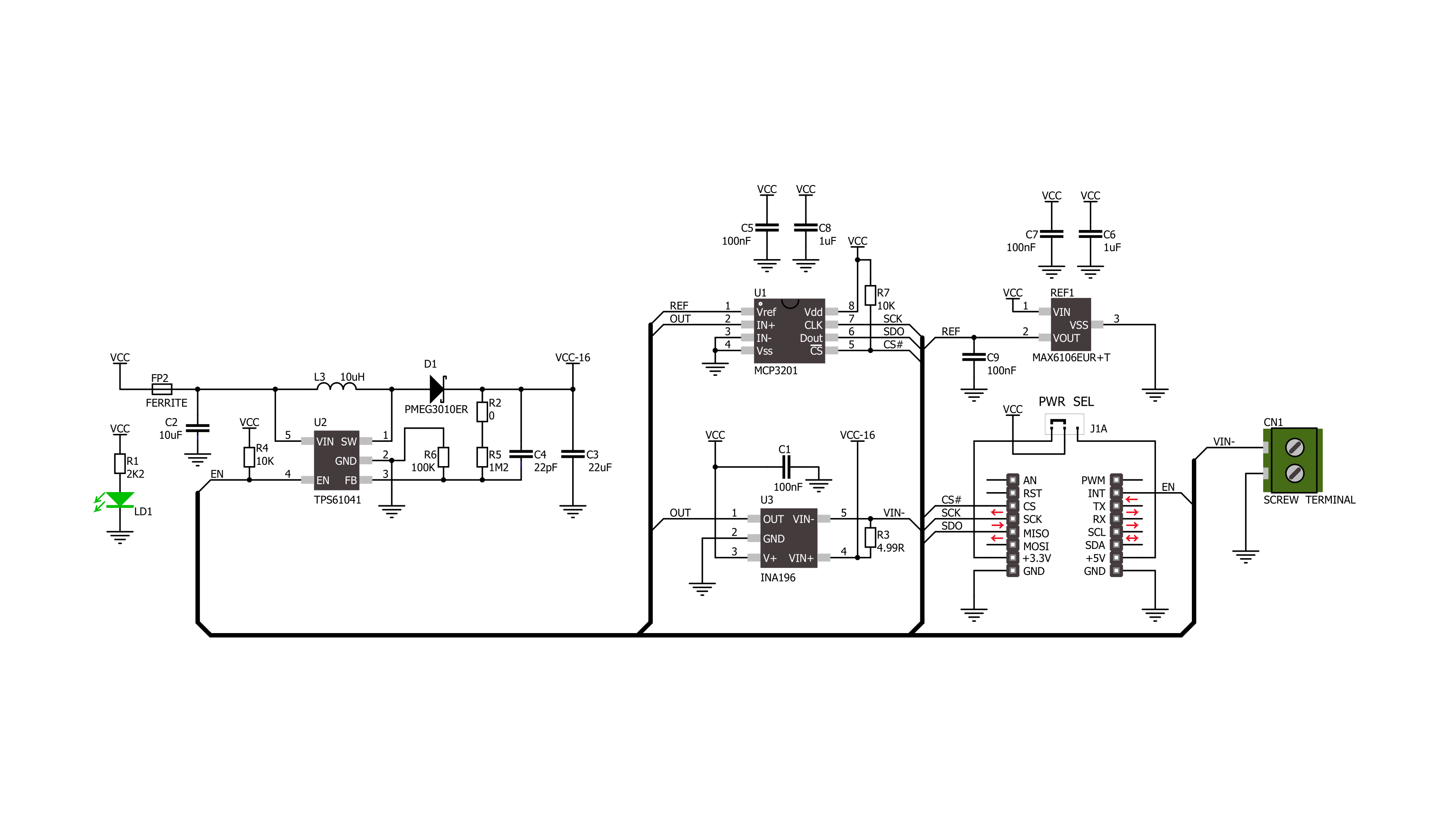 4-20 mA R Click Schematic schematic