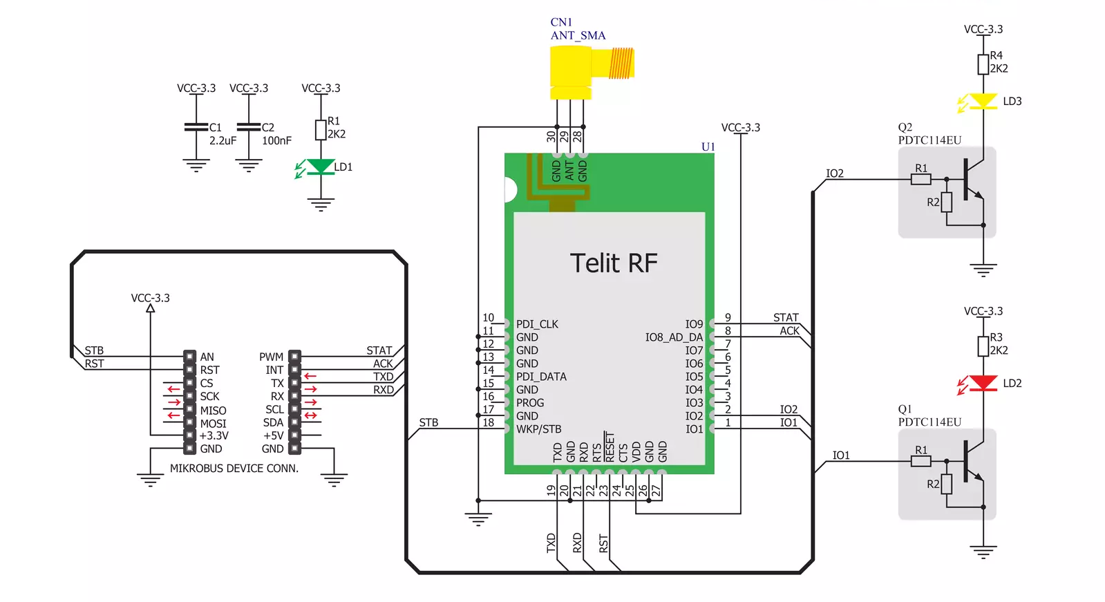 tRF Click Schematic schematic