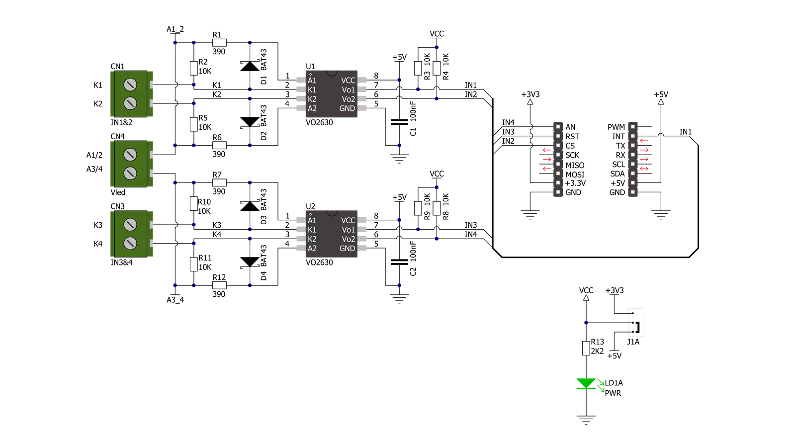 OPTO Click Schematic schematic