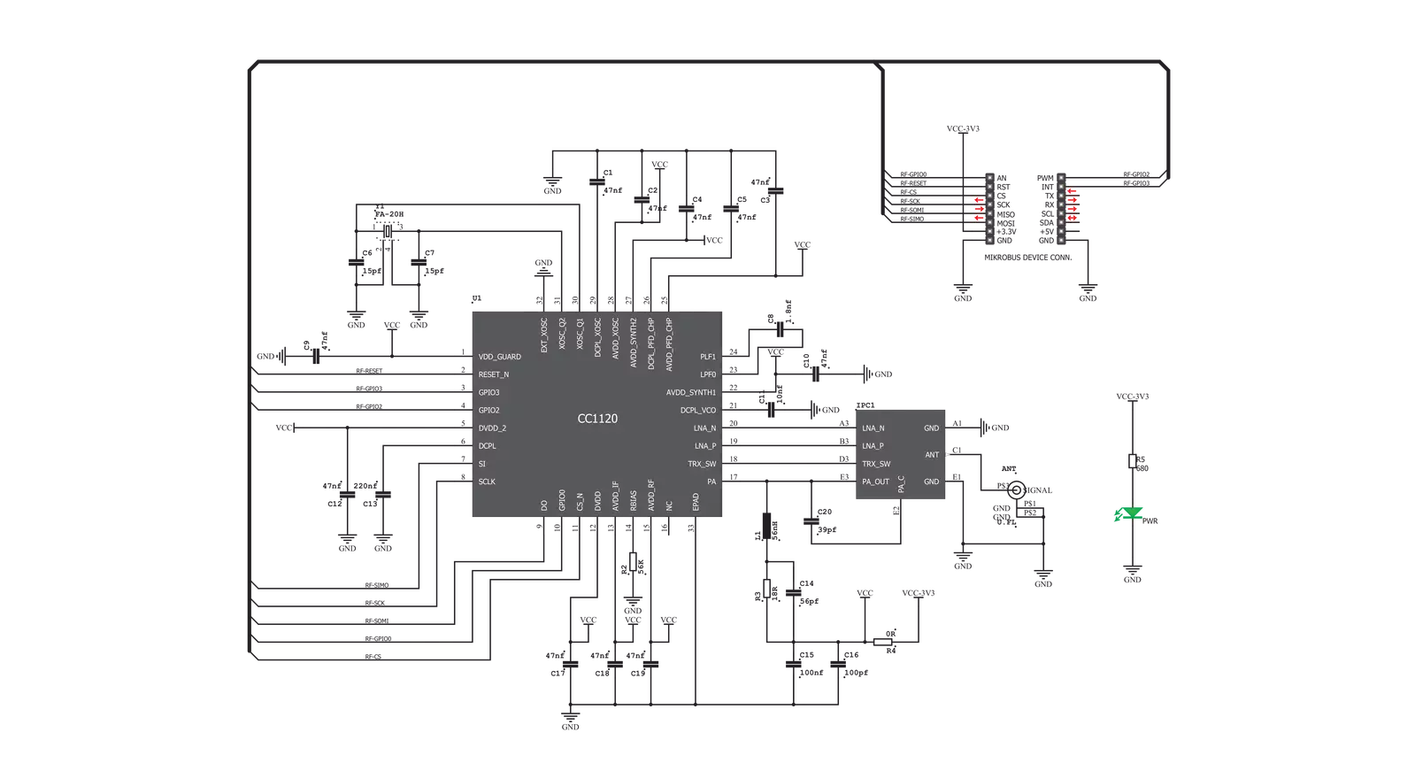 ccRF3 Click Schematic schematic