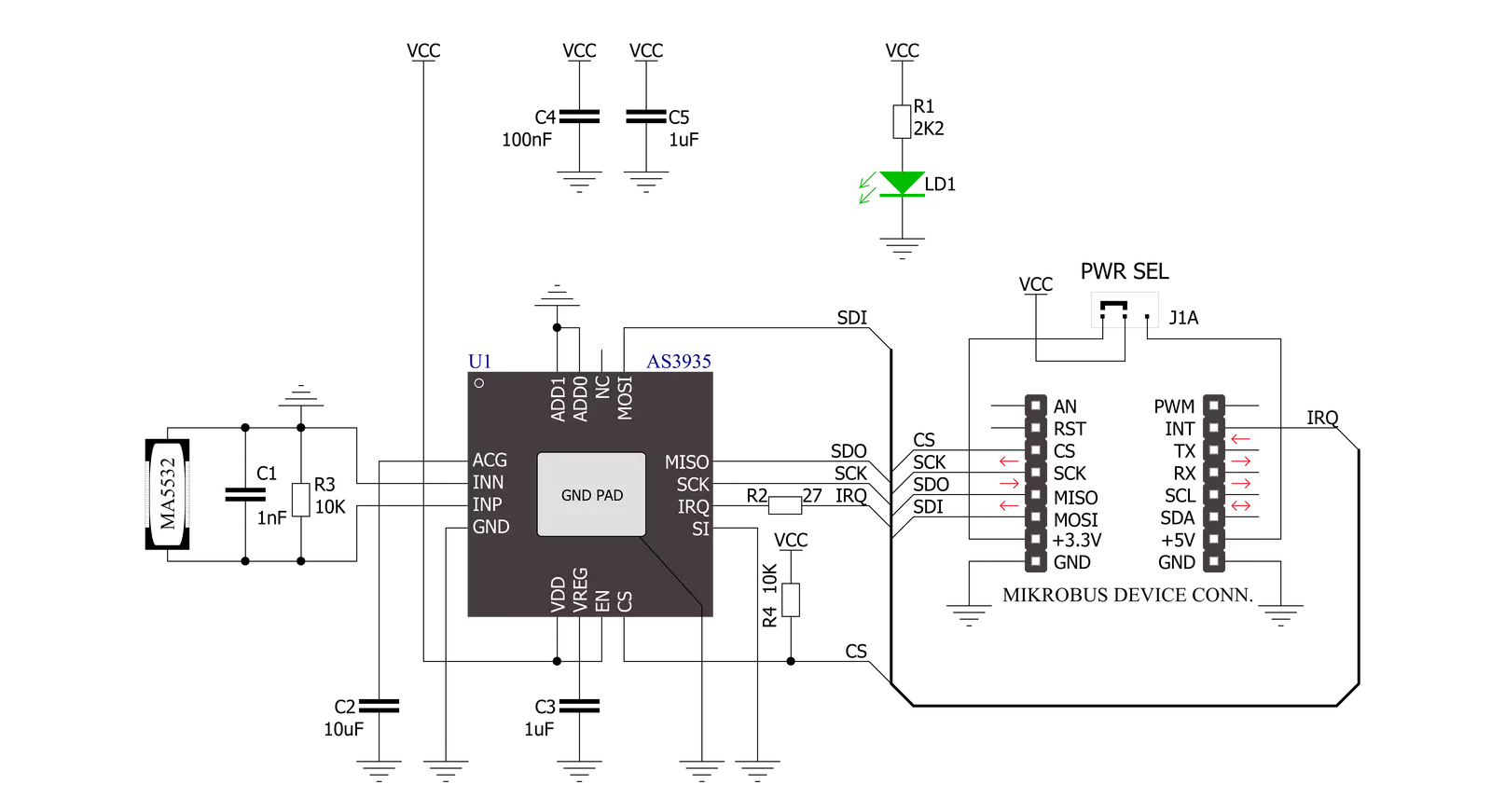 Thunder Click Schematic schematic