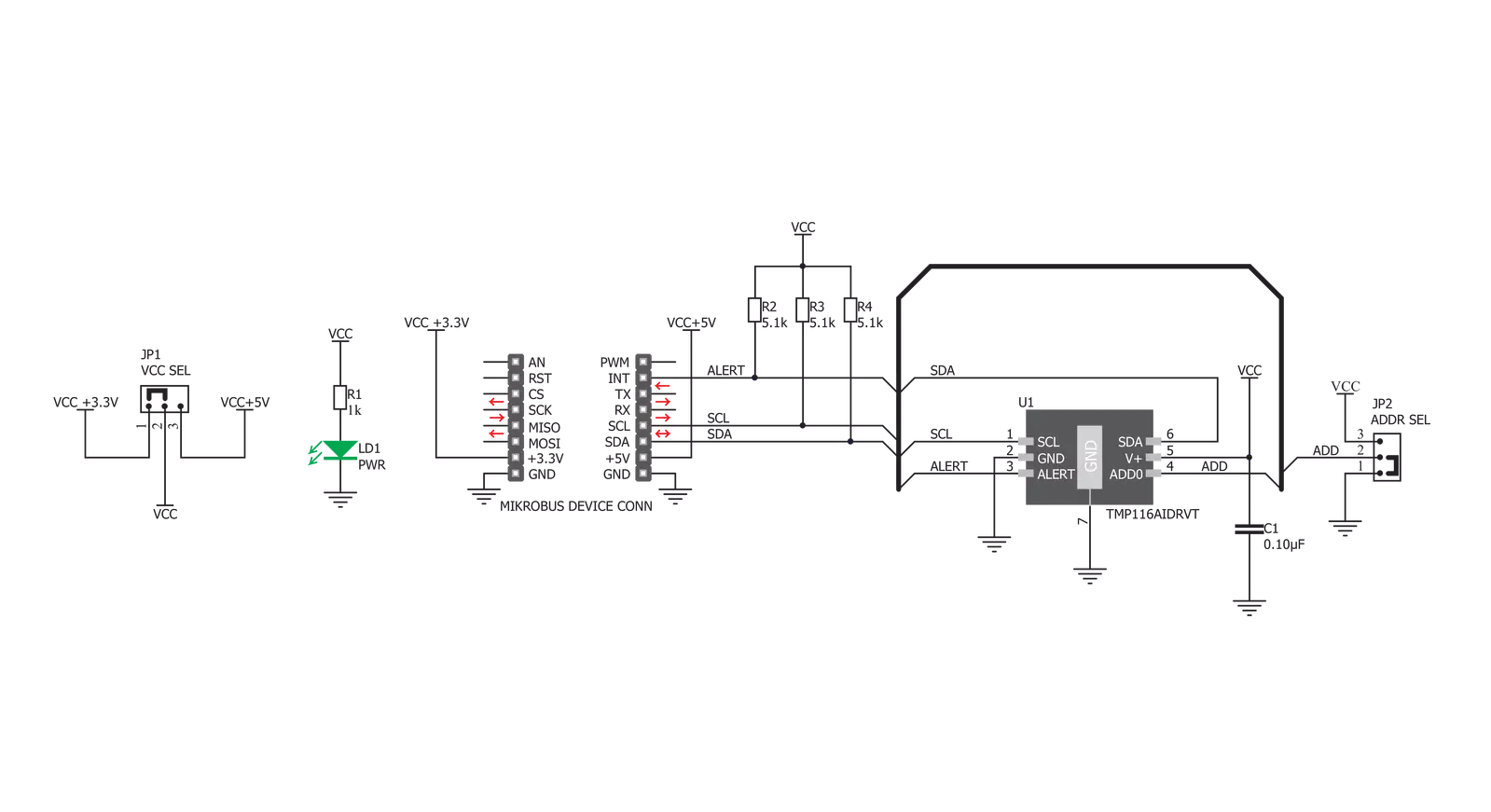 Temp-Log 2 Click Schematic schematic