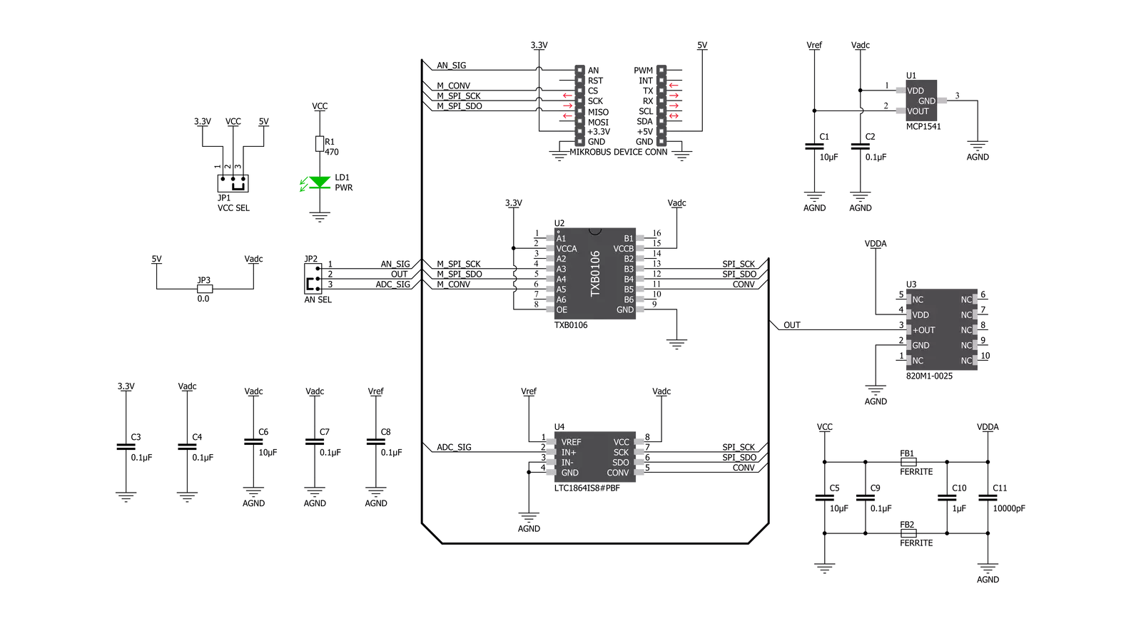 Piezo Accel Click Schematic schematic