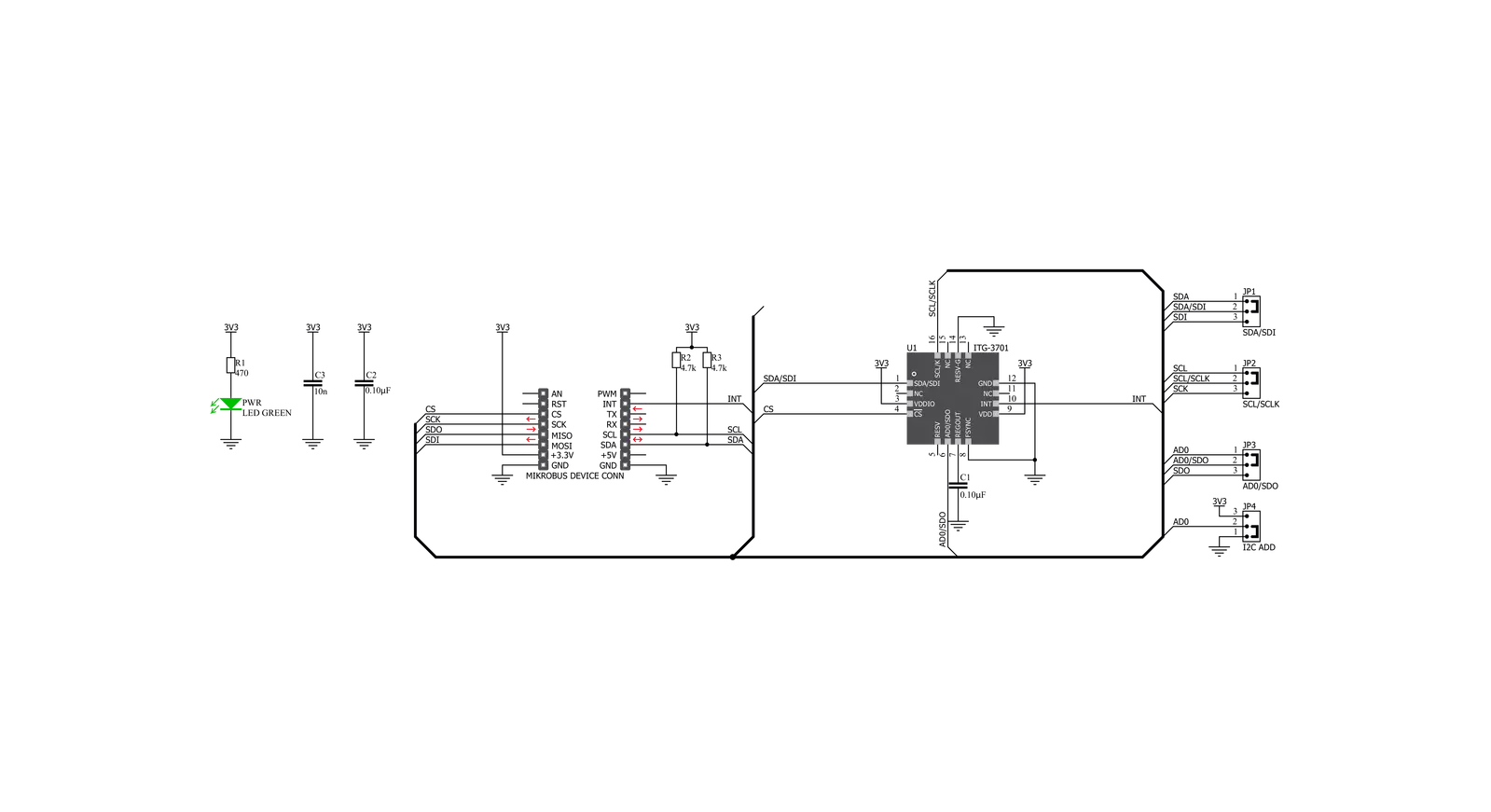 Gyro 5 Click Schematic schematic