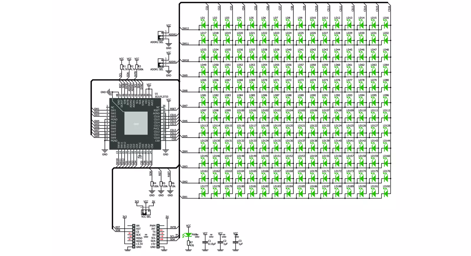 16x12 G Click Schematic schematic