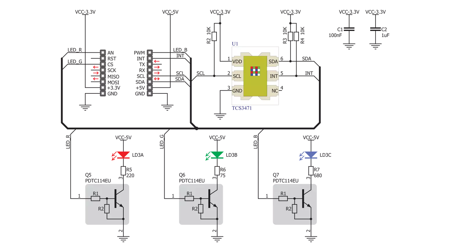 Color Click Schematic schematic