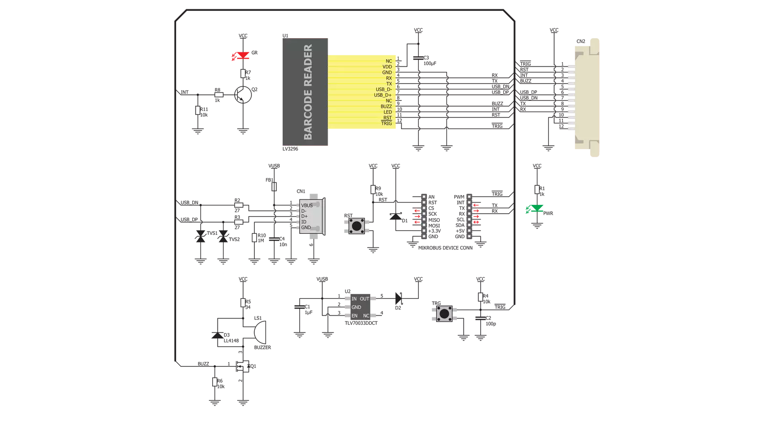 Barcode Click Schematic schematic