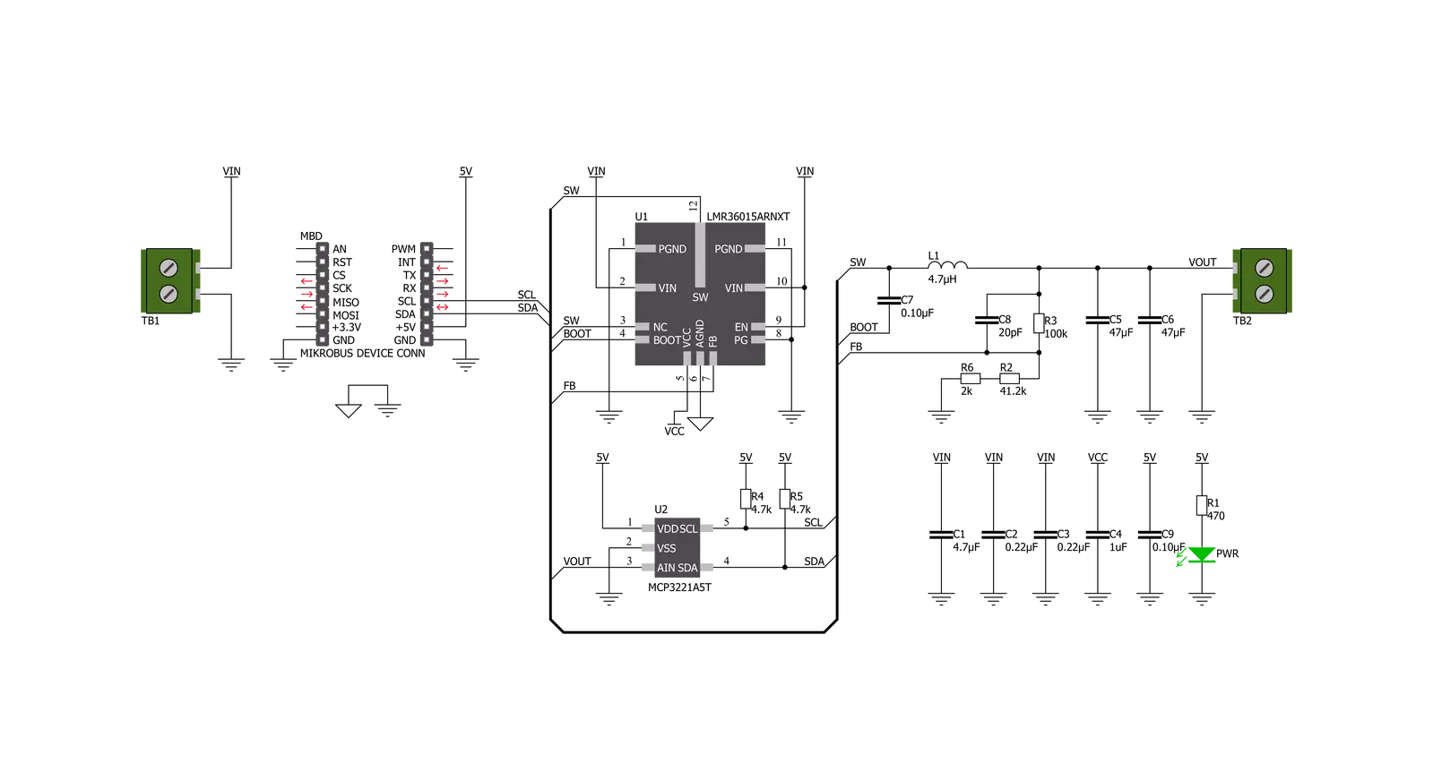 Buck 11 Click Schematic schematic