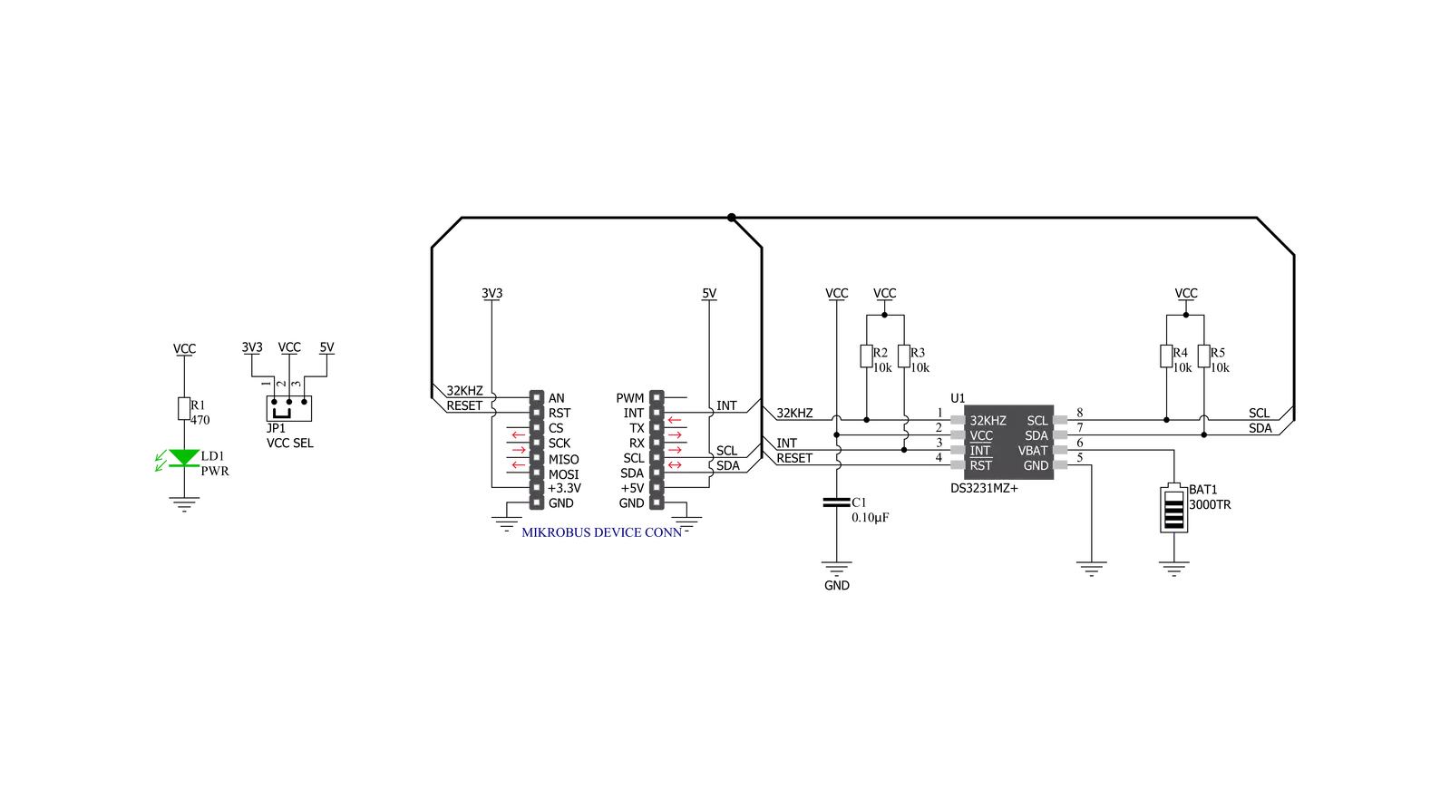 RTC 10 Click Schematic schematic