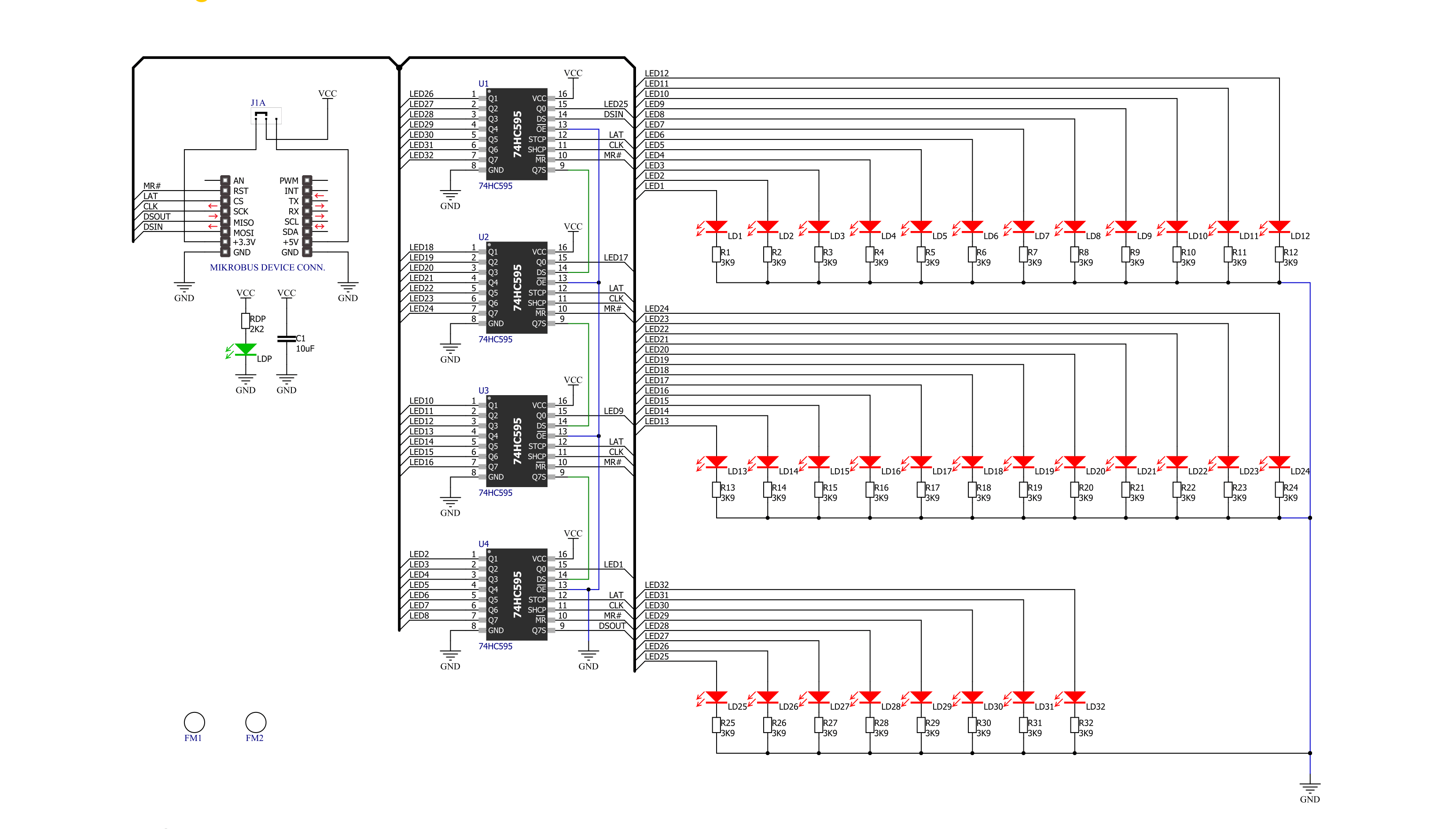 Led ring R Click Schematic schematic