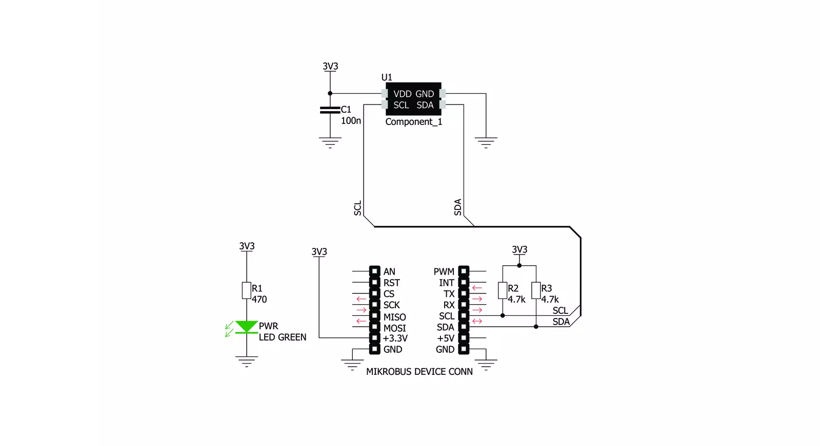 Temp&Hum 6 Click Schematic schematic