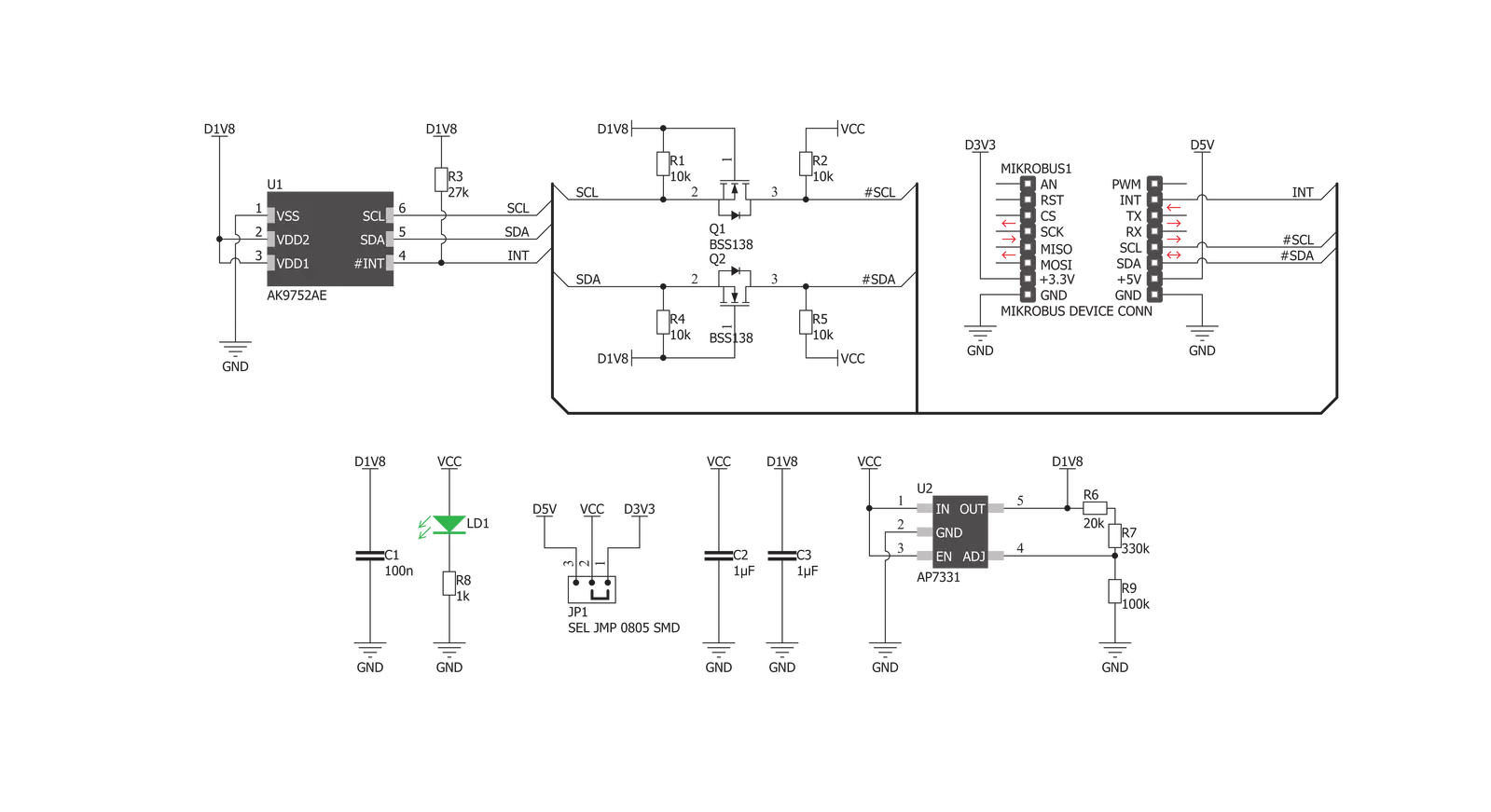 IR Sense 2 Click Schematic schematic