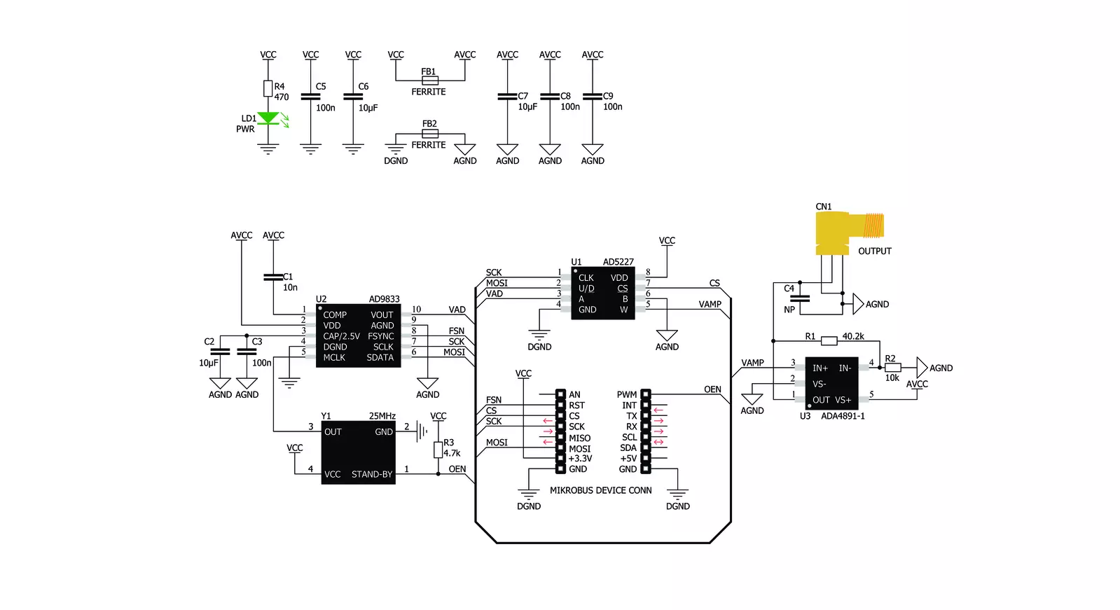 Waveform Click Schematic schematic