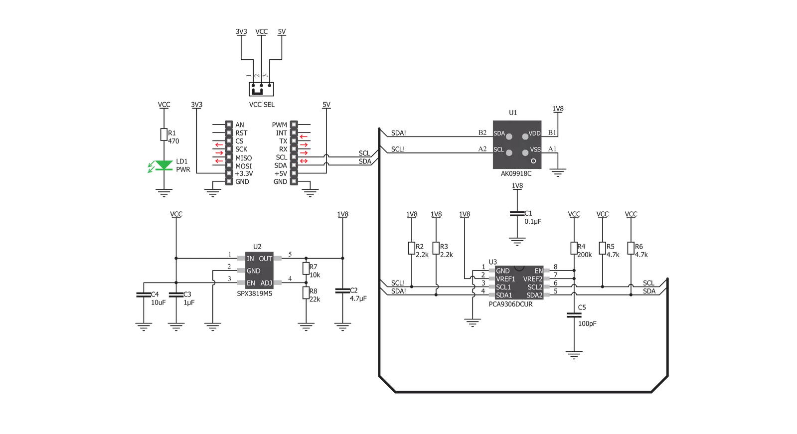 Compass 5 Click Schematic schematic