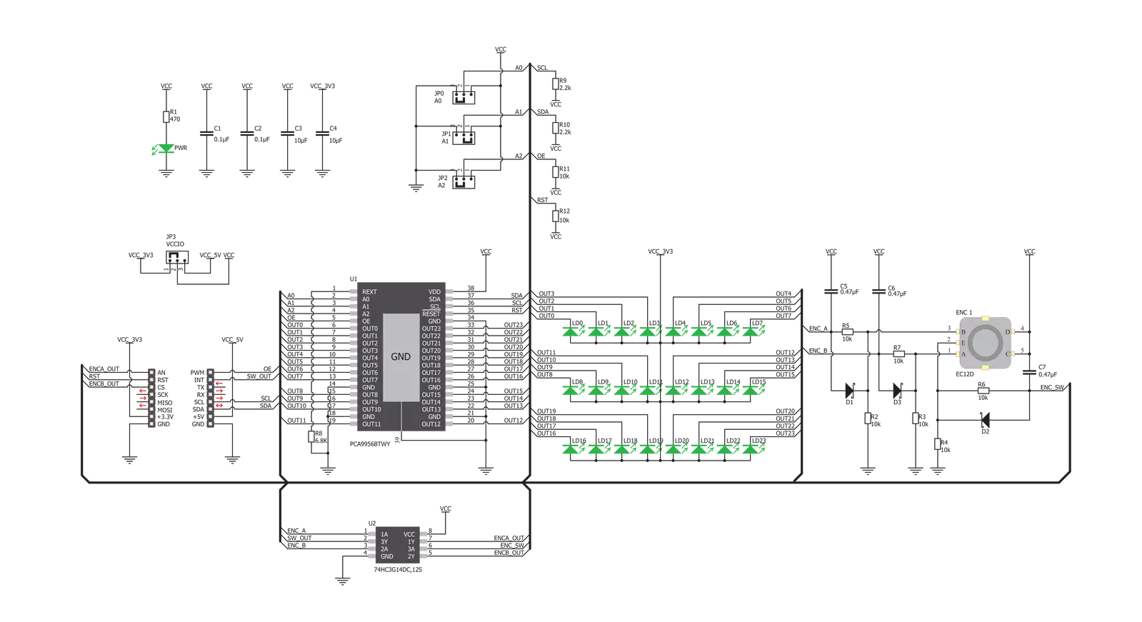 Knob G Click Schematic schematic