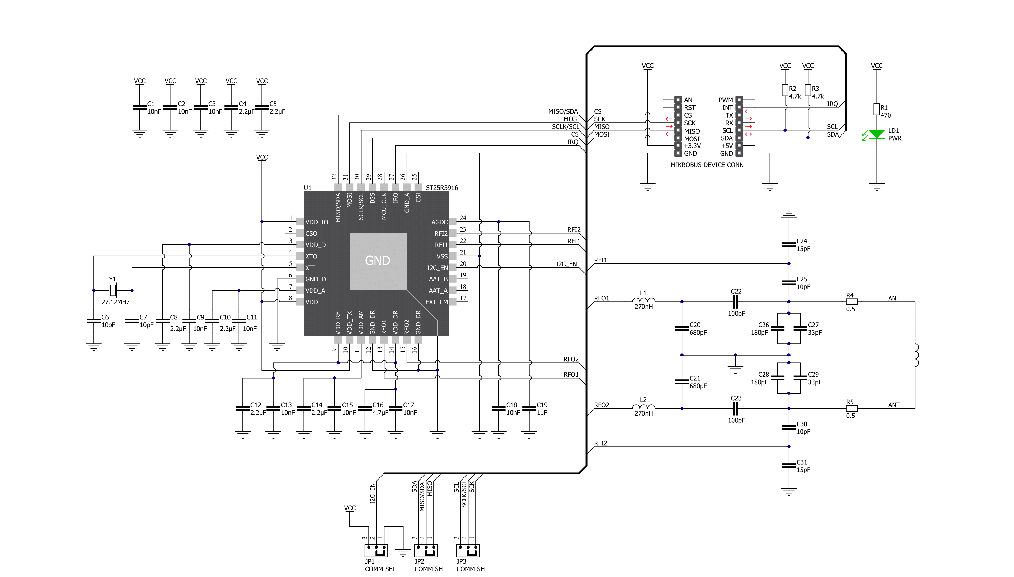 NFC 4 Click Schematic schematic