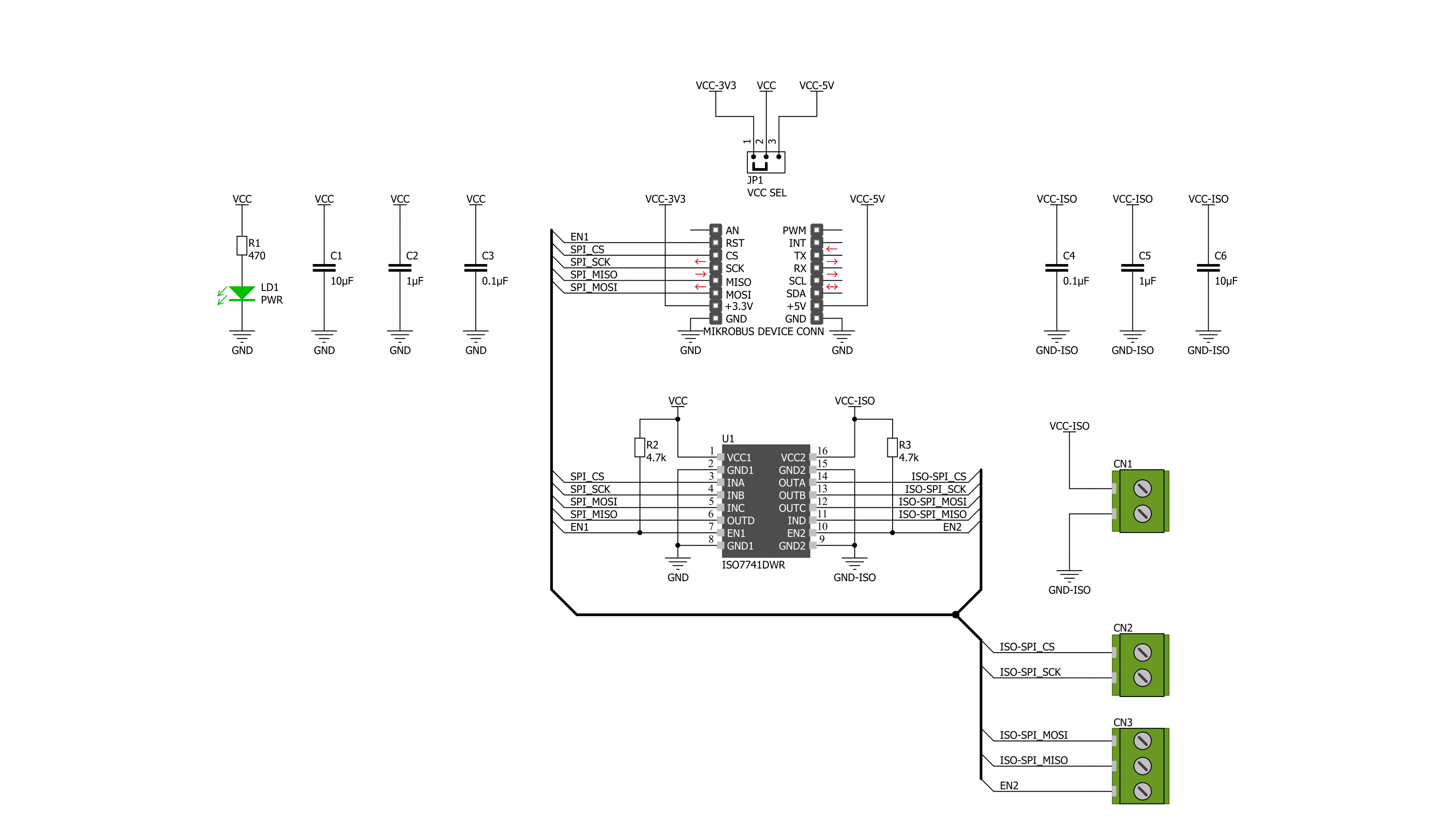 Empower your projects with SPI isolation using ISO7741 and ATmega328P ...