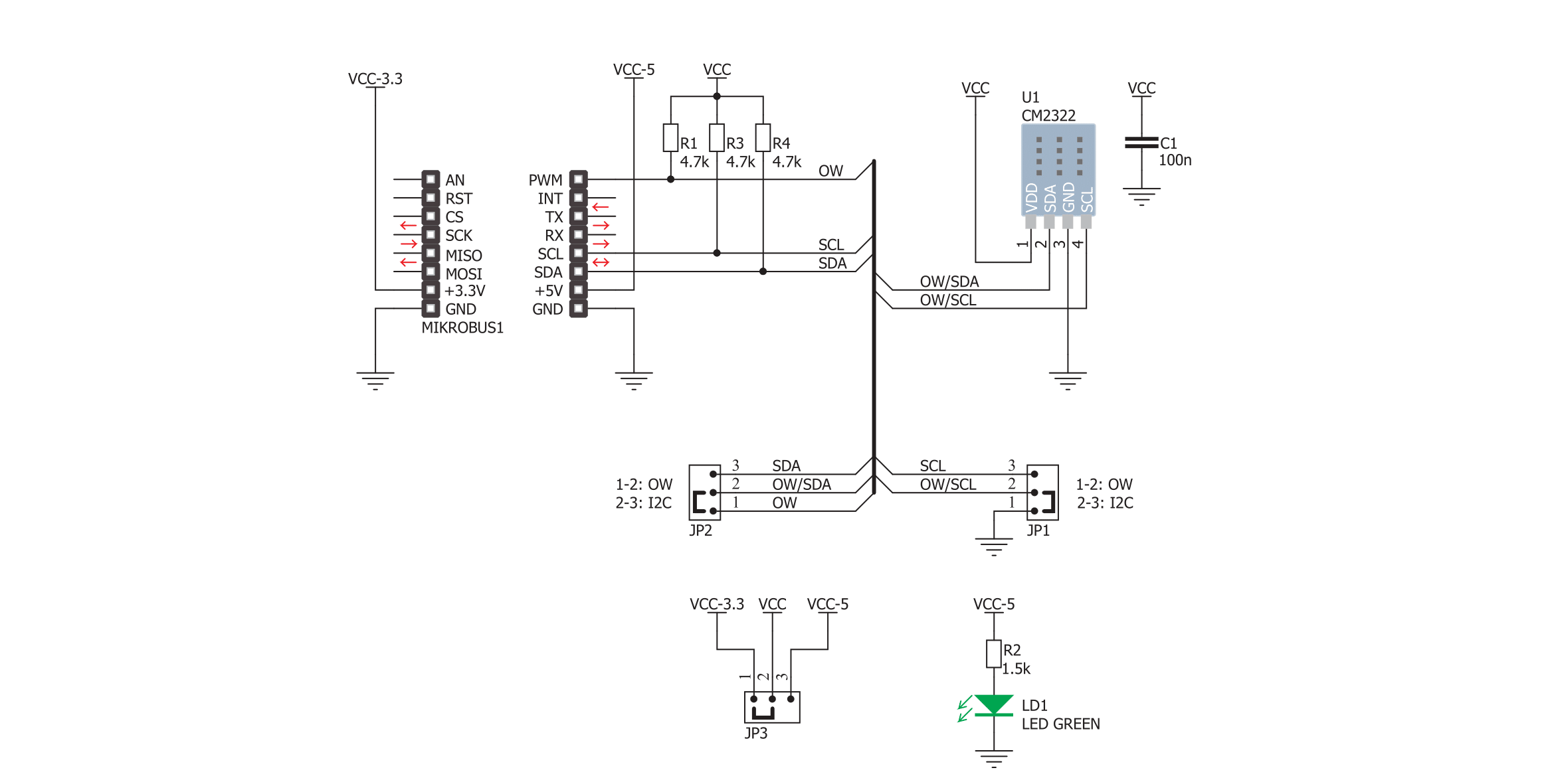 DHT22 2 Click Schematic schematic