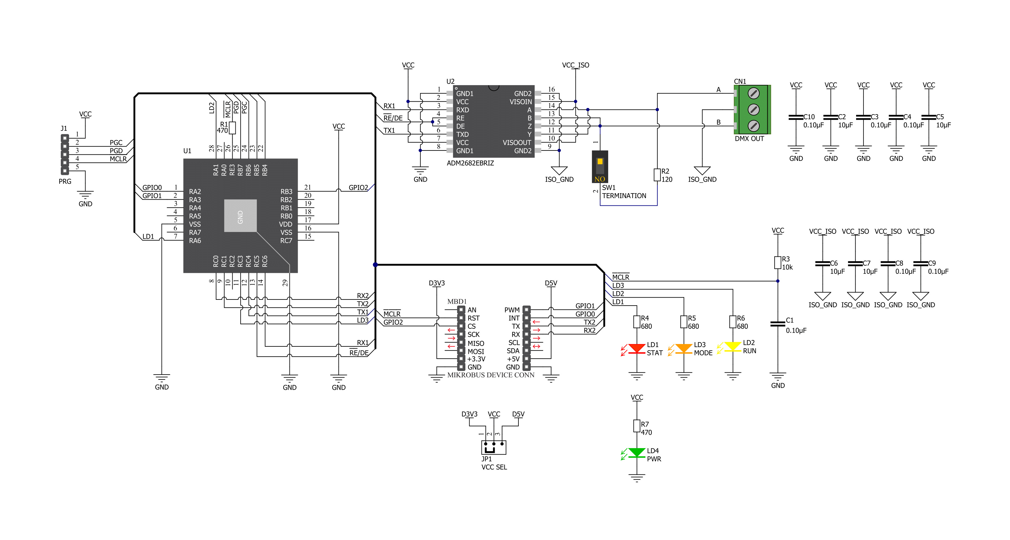 DMX Click Schematic schematic