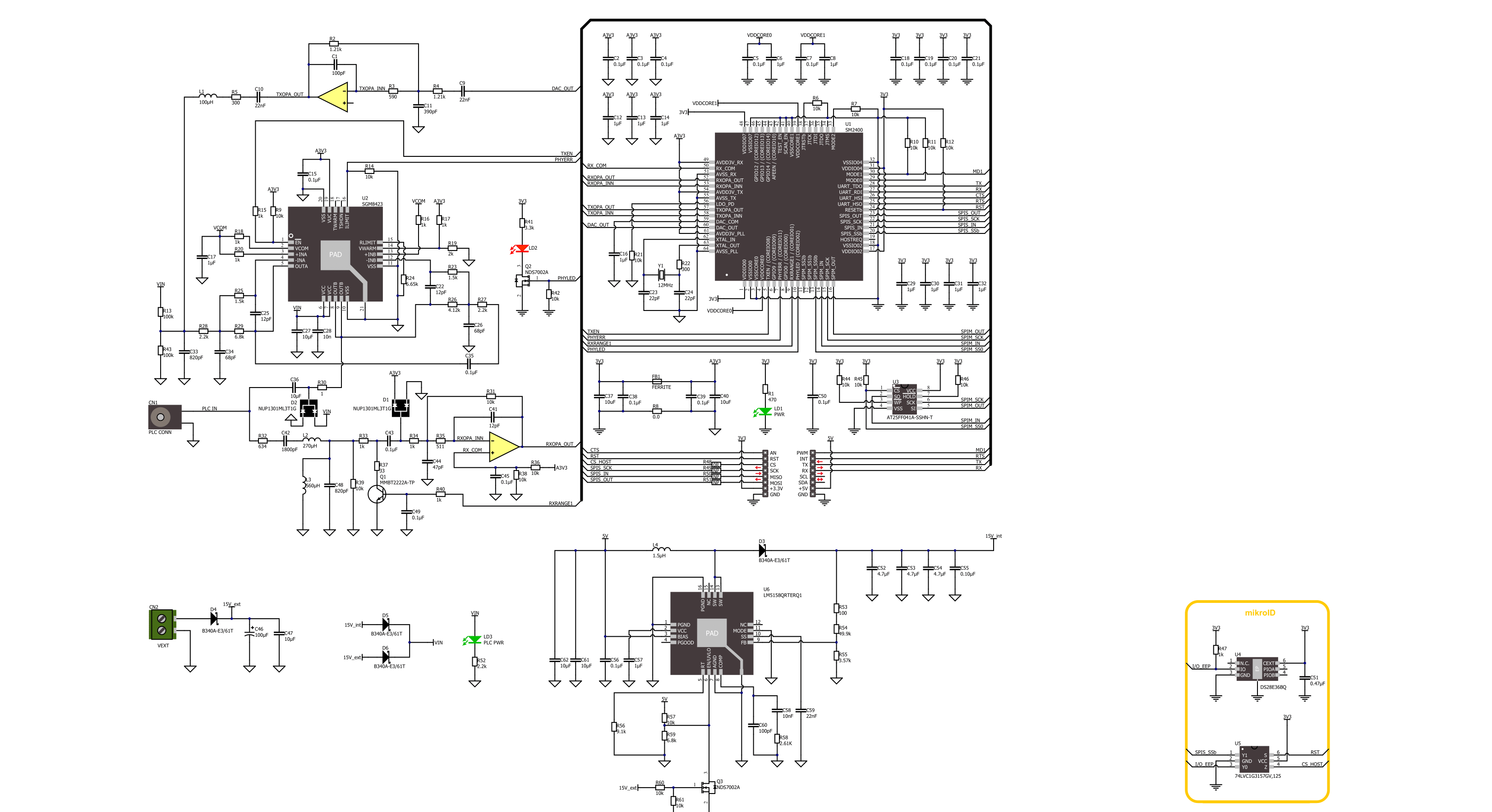 N-PLC Click Schematic schematic