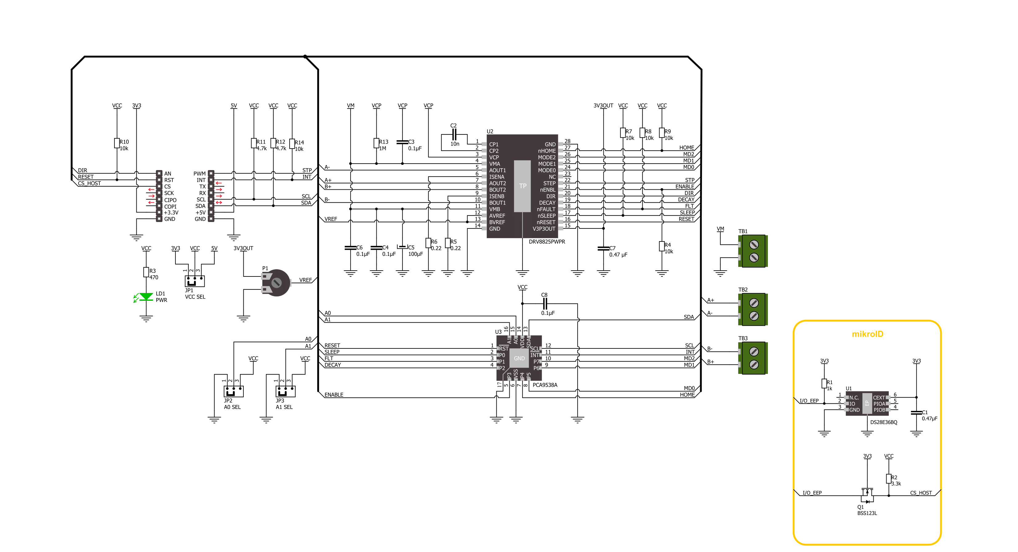 Stepper 21 Click Schematic schematic