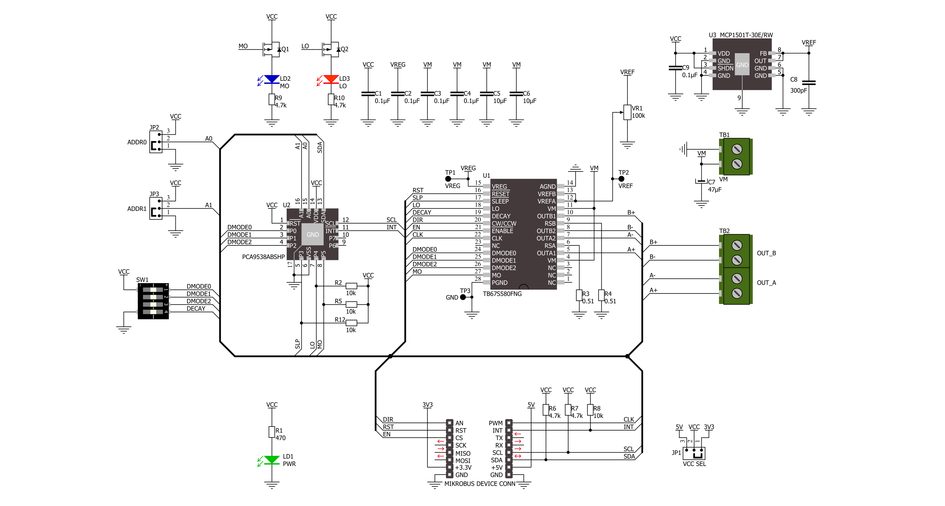 Stepper 20 Click Schematic schematic