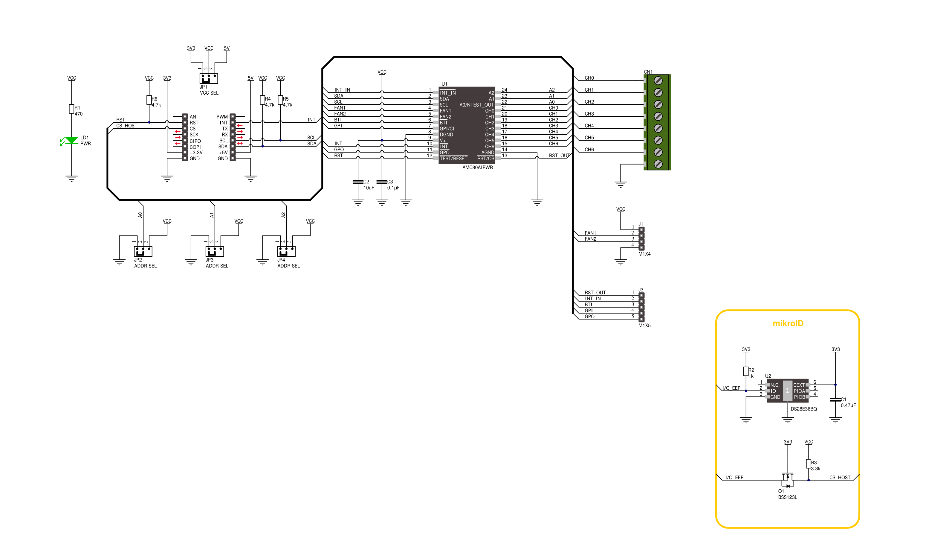 HW Monitor 2 Click Schematic schematic