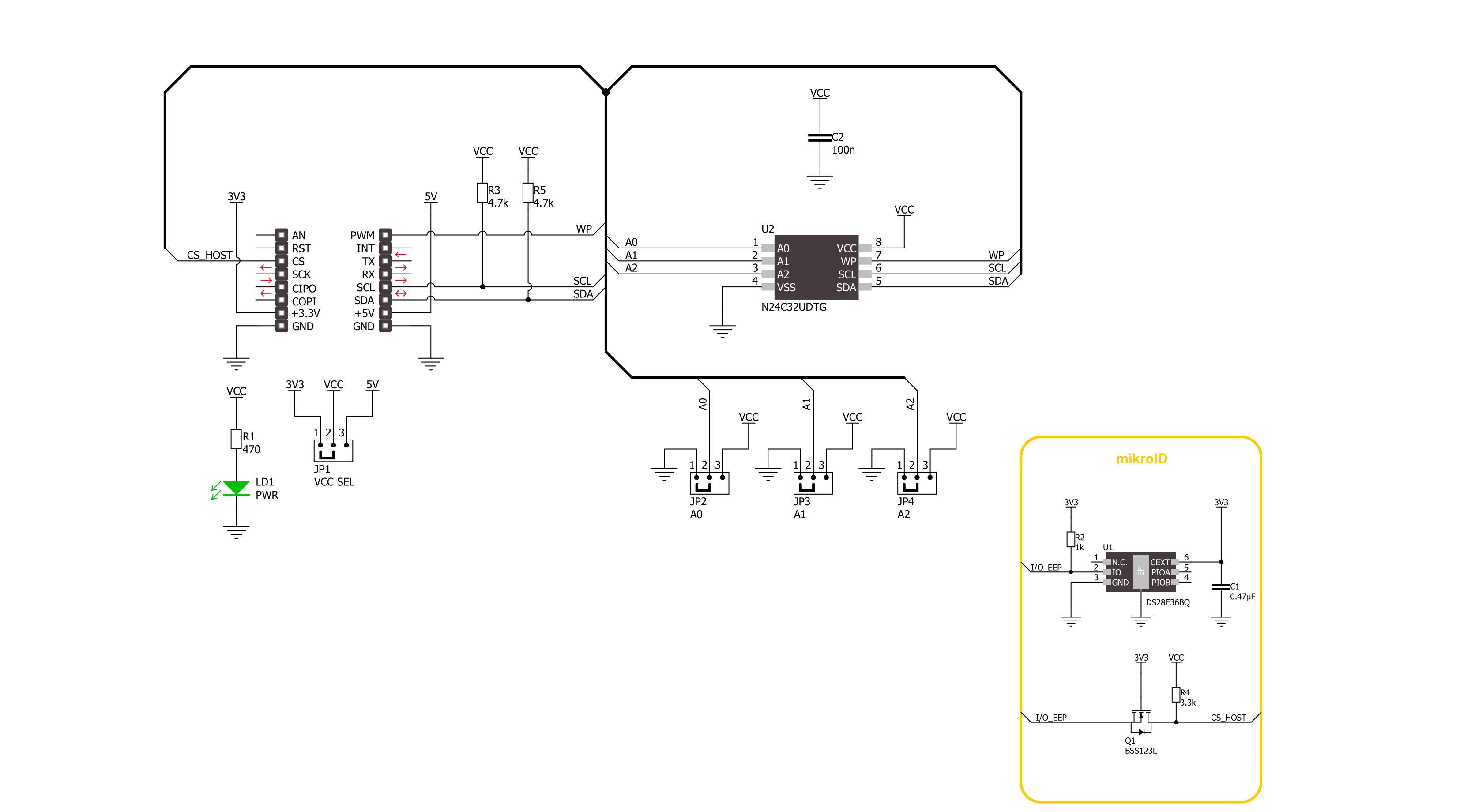 EEPROM 10 Click Schematic schematic