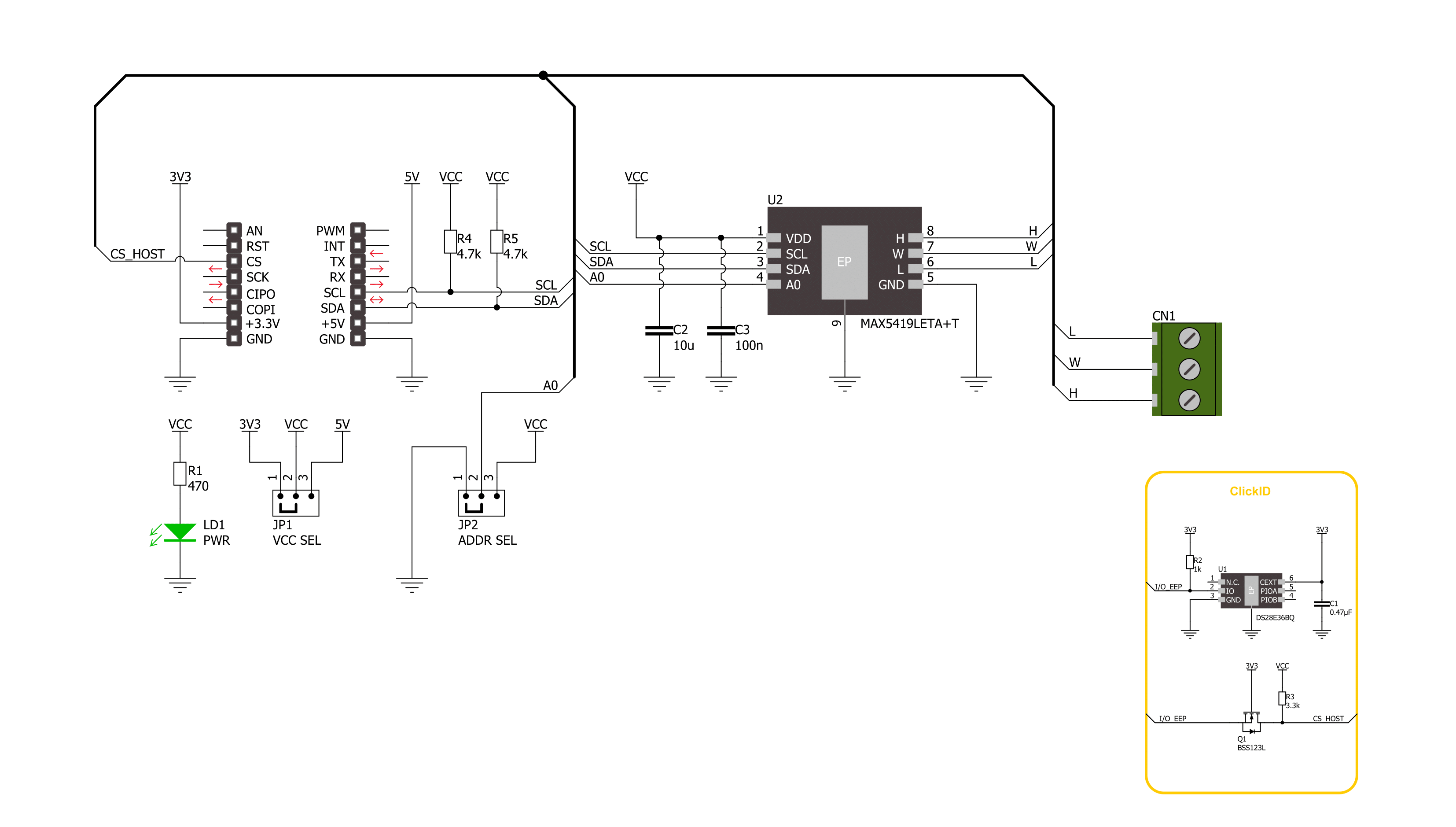 DIGI POT 13 Click Schematic schematic