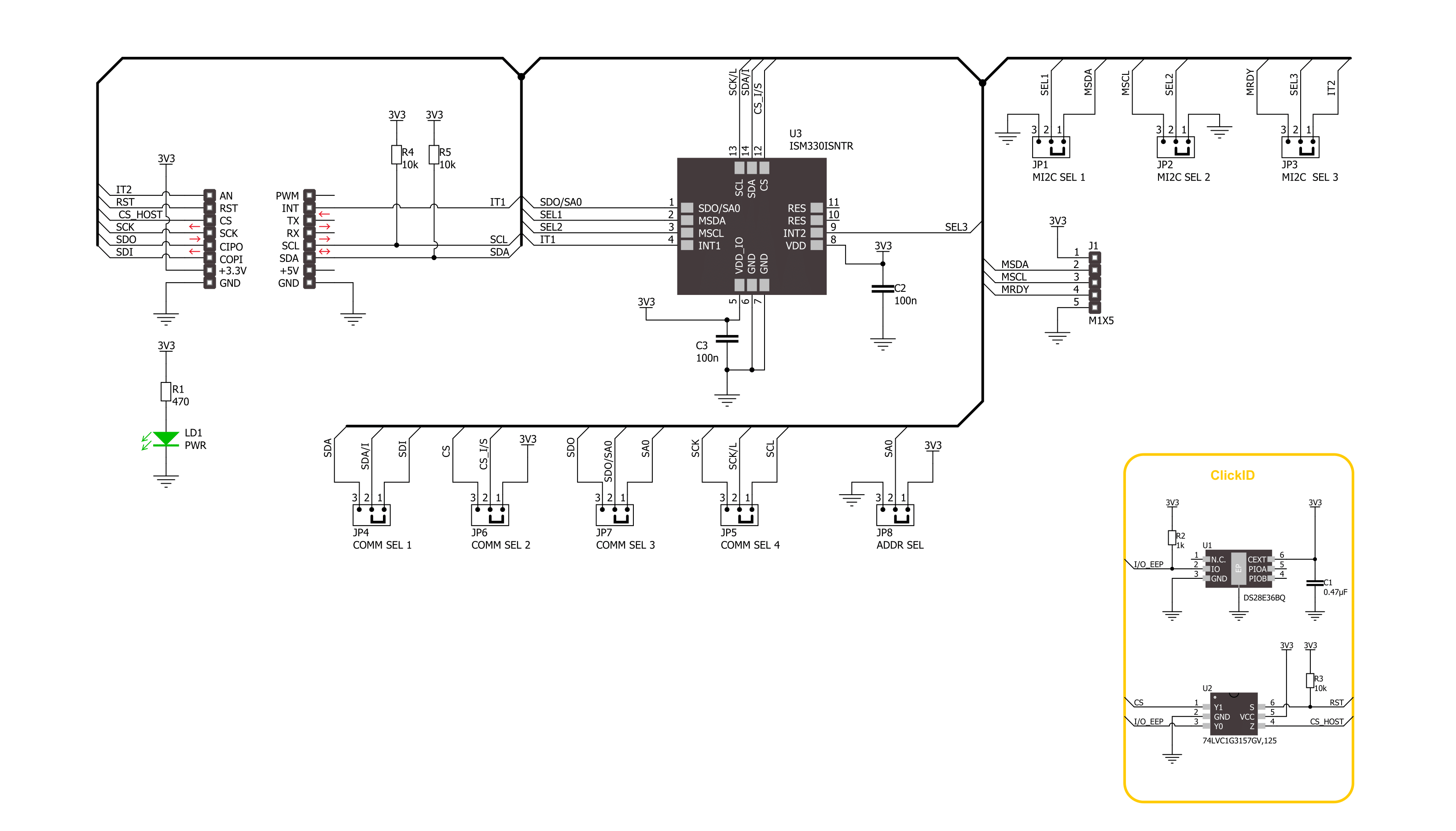 Smart DOF 3 Click Schematic schematic