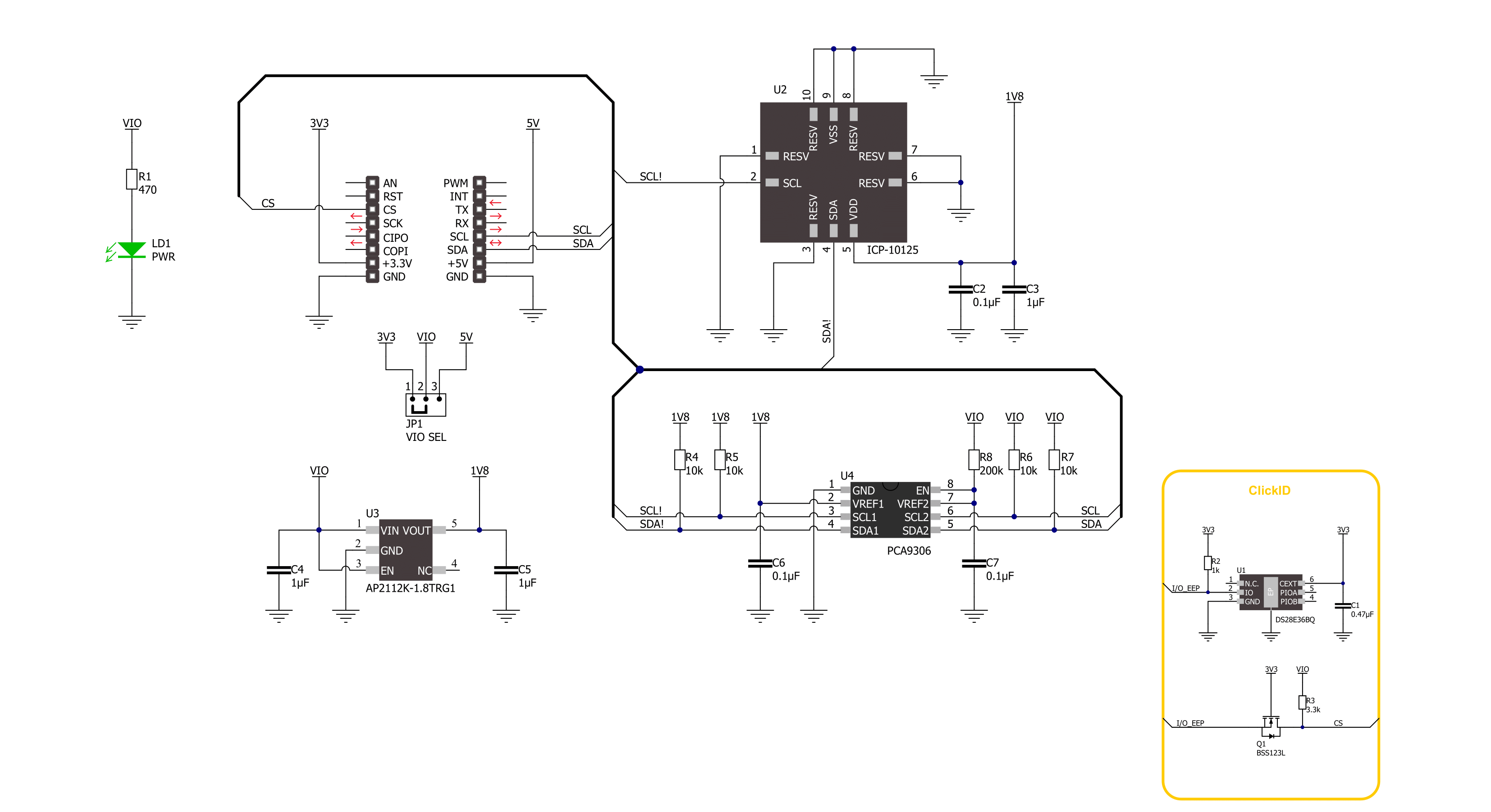 Barometer 12 Click Schematic schematic