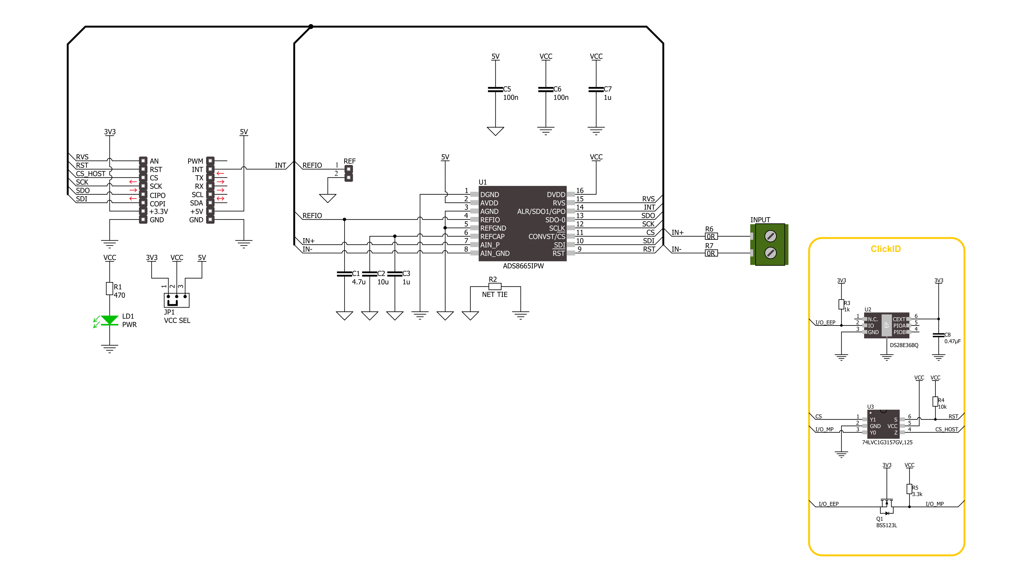 ADC 22 Click Schematic schematic